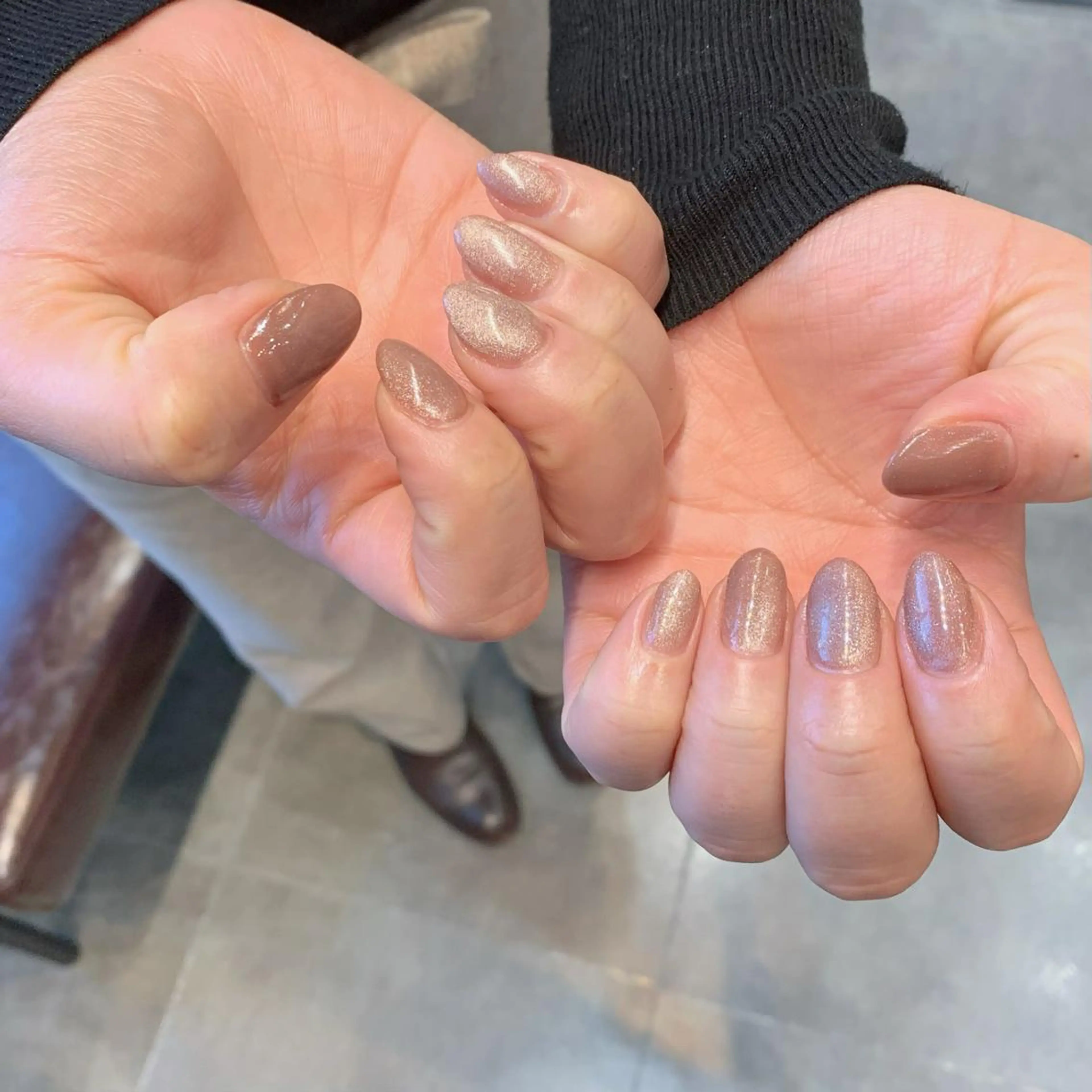 ネイル マグネットネイル YUKIMO🍎名駅 /ニュアンスのネイルデザイン