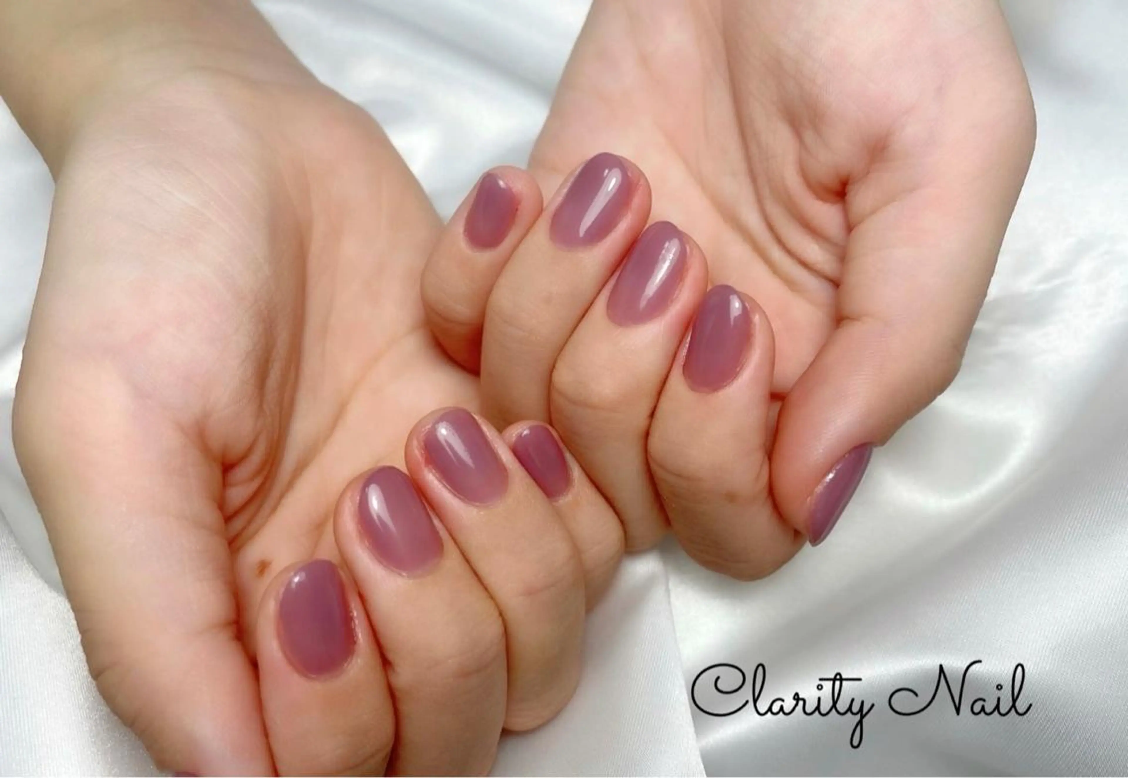 ネイル ワンカラーネイル ハンドネイル Clarity Nailのネイルデザイン