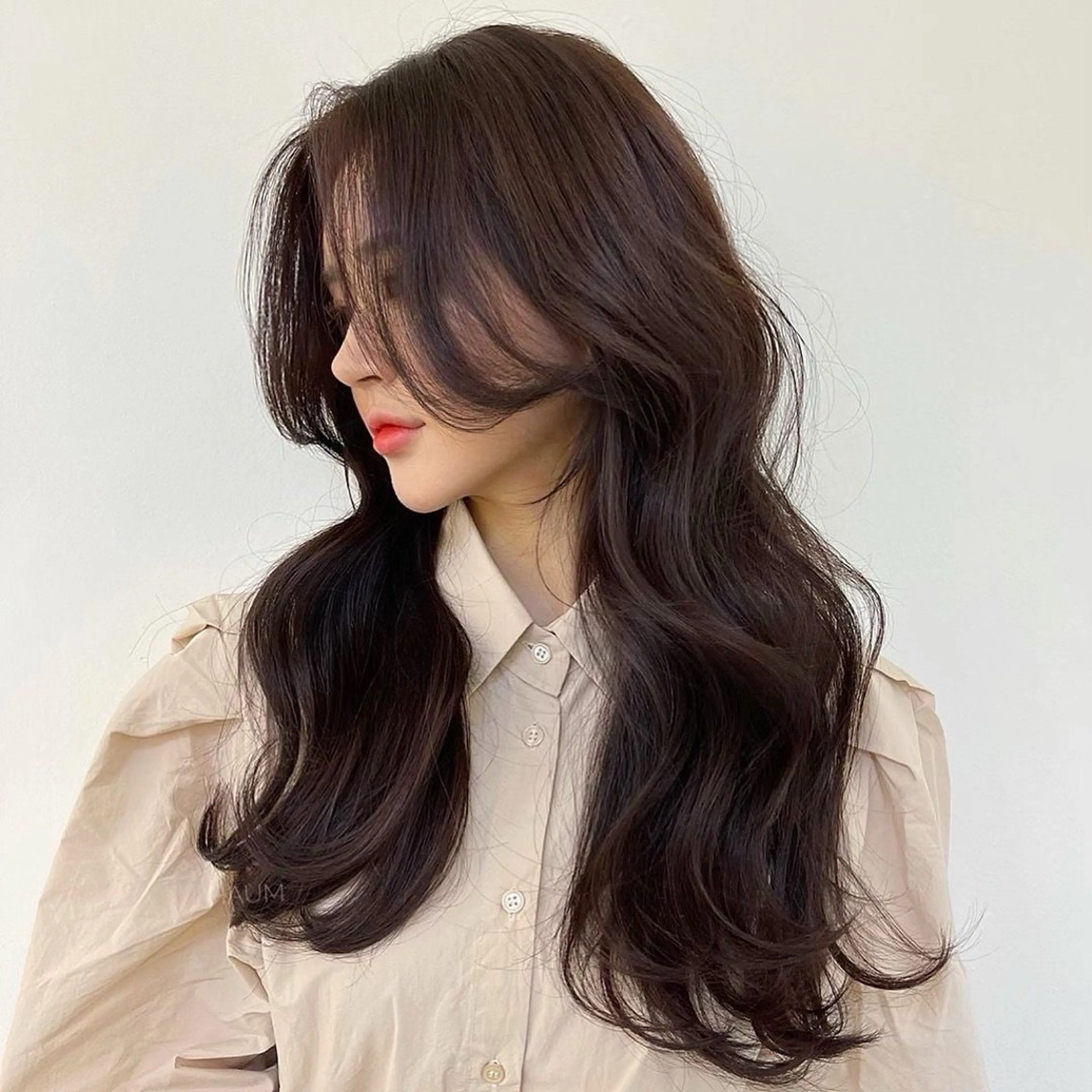 ロング FILMS haru 暖色/ぱつっとbobのヘアスタイル