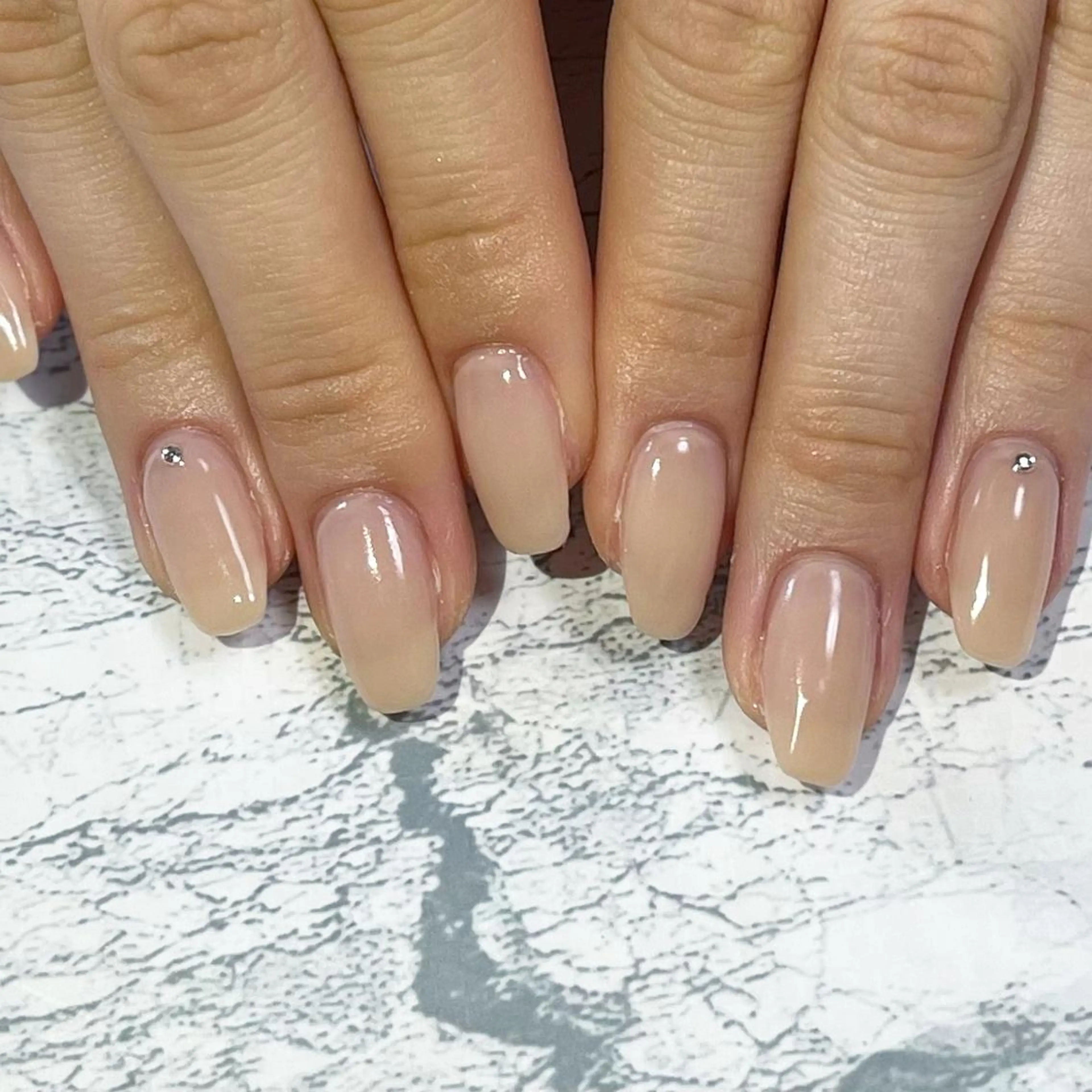 ネイル フットネイル ニュアンスネイル シンプルネイル 春ネイル 夏ネイル ハンドネイル ネイル フフラ所属・nail fufla ♡yamane♡のネイルデザイン