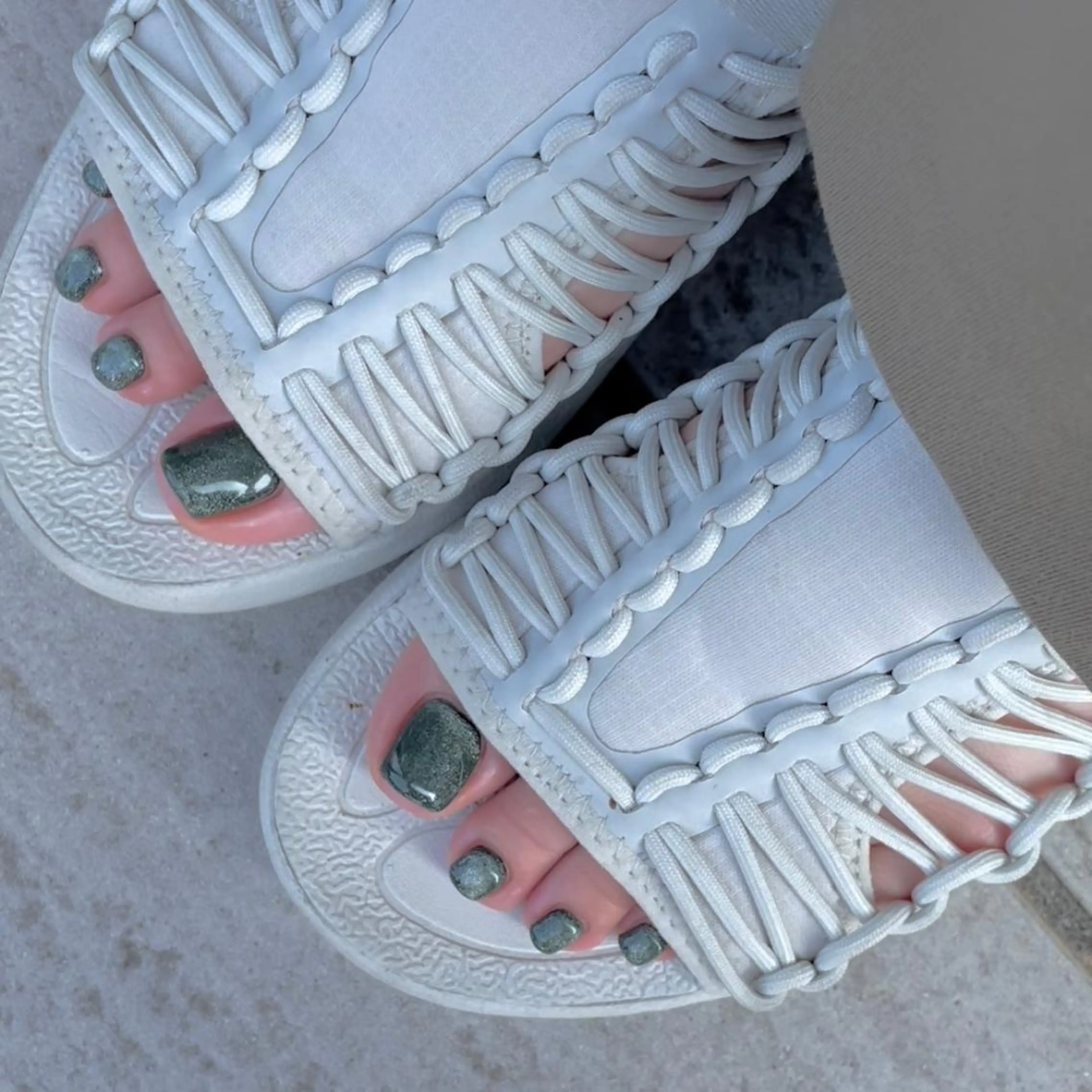 フットワンカラーorラメ👠の写真