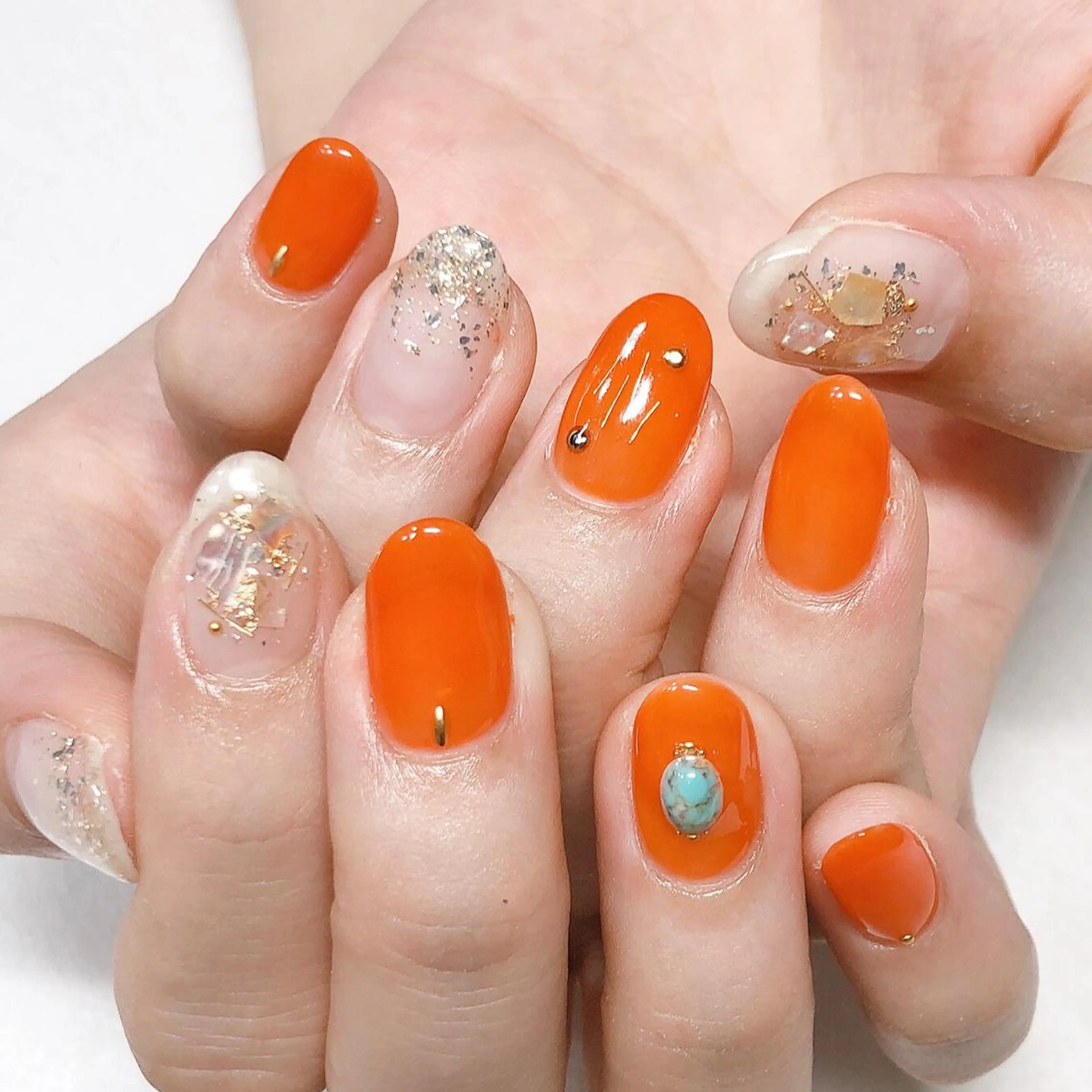 ネイル ジェルネイル 東 千夏のネイルデザイン