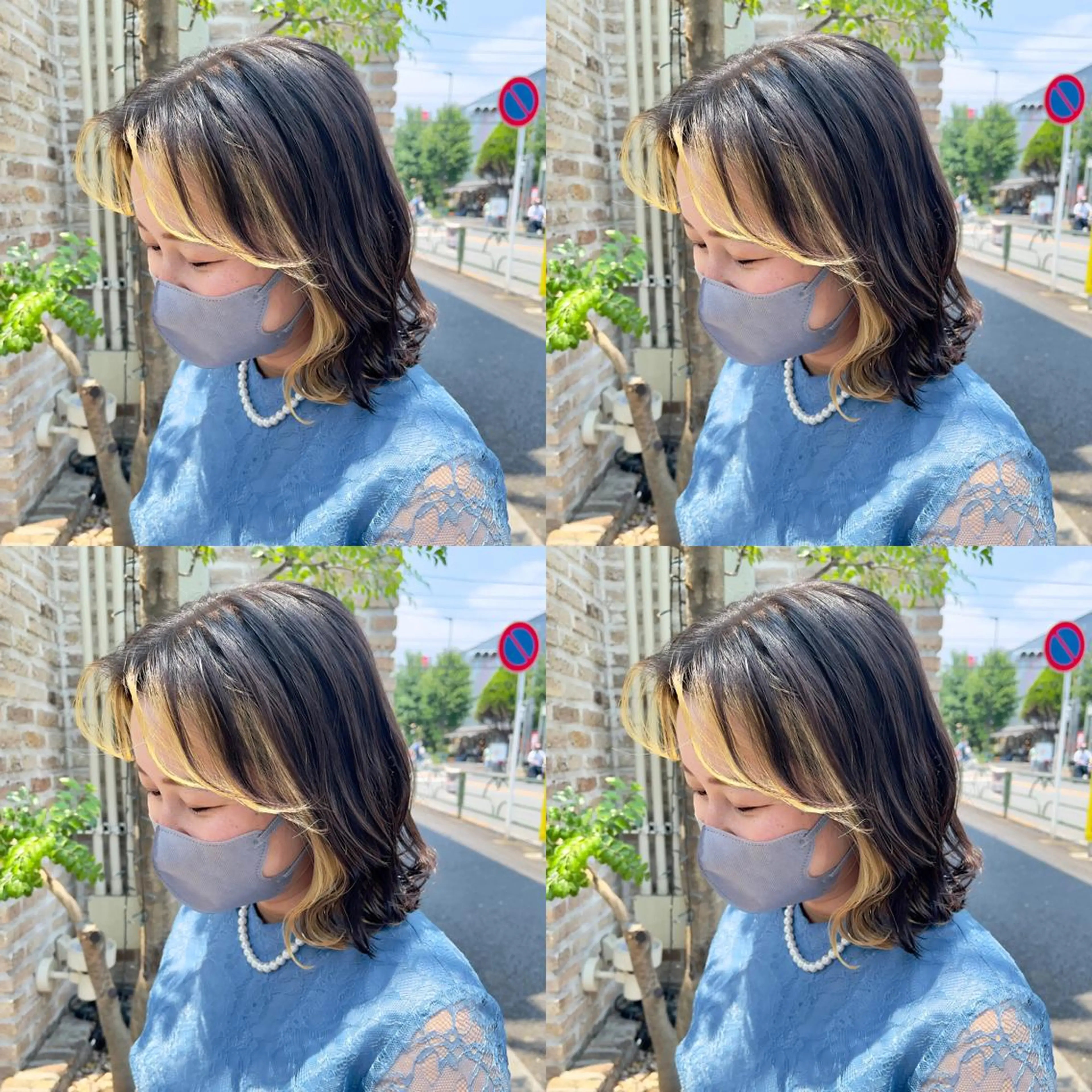 ショート カラー 大人可愛い透明感🌟 小顔・韓国髪🌟野中のヘアスタイル