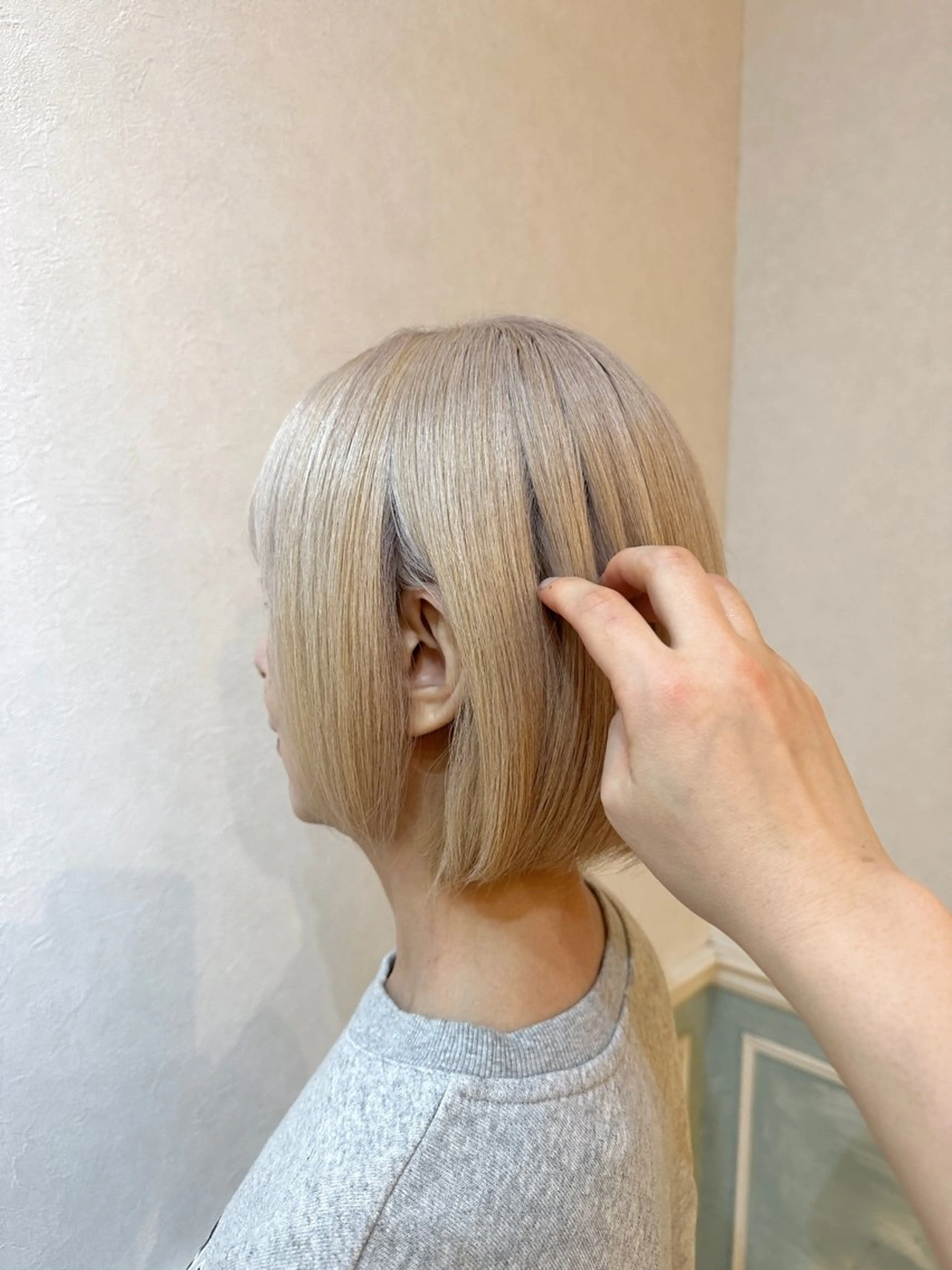 カラー 山口 珠莉のヘアスタイル