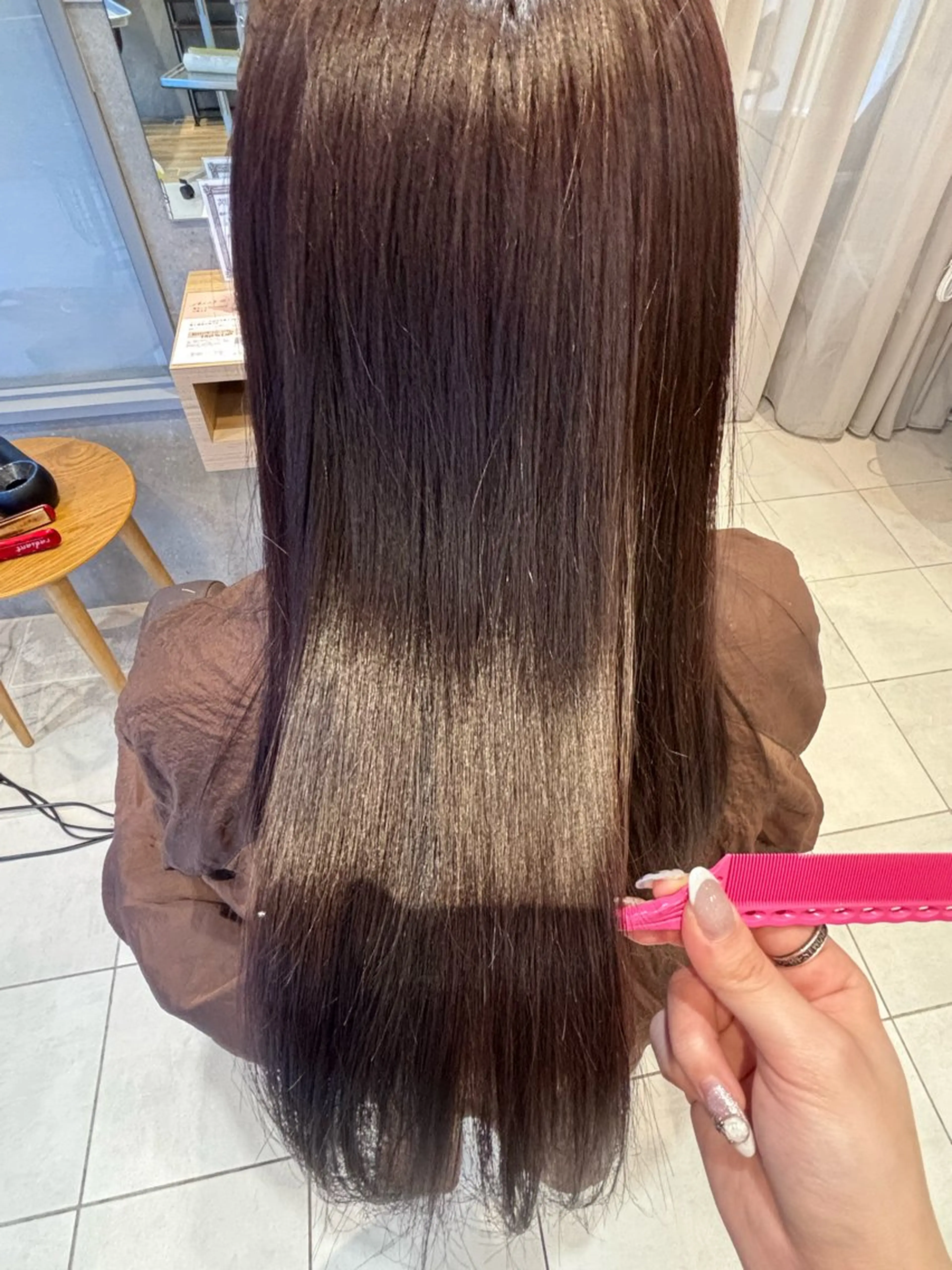 セミロング ヘアカラー 淺井 さくらのヘアスタイル