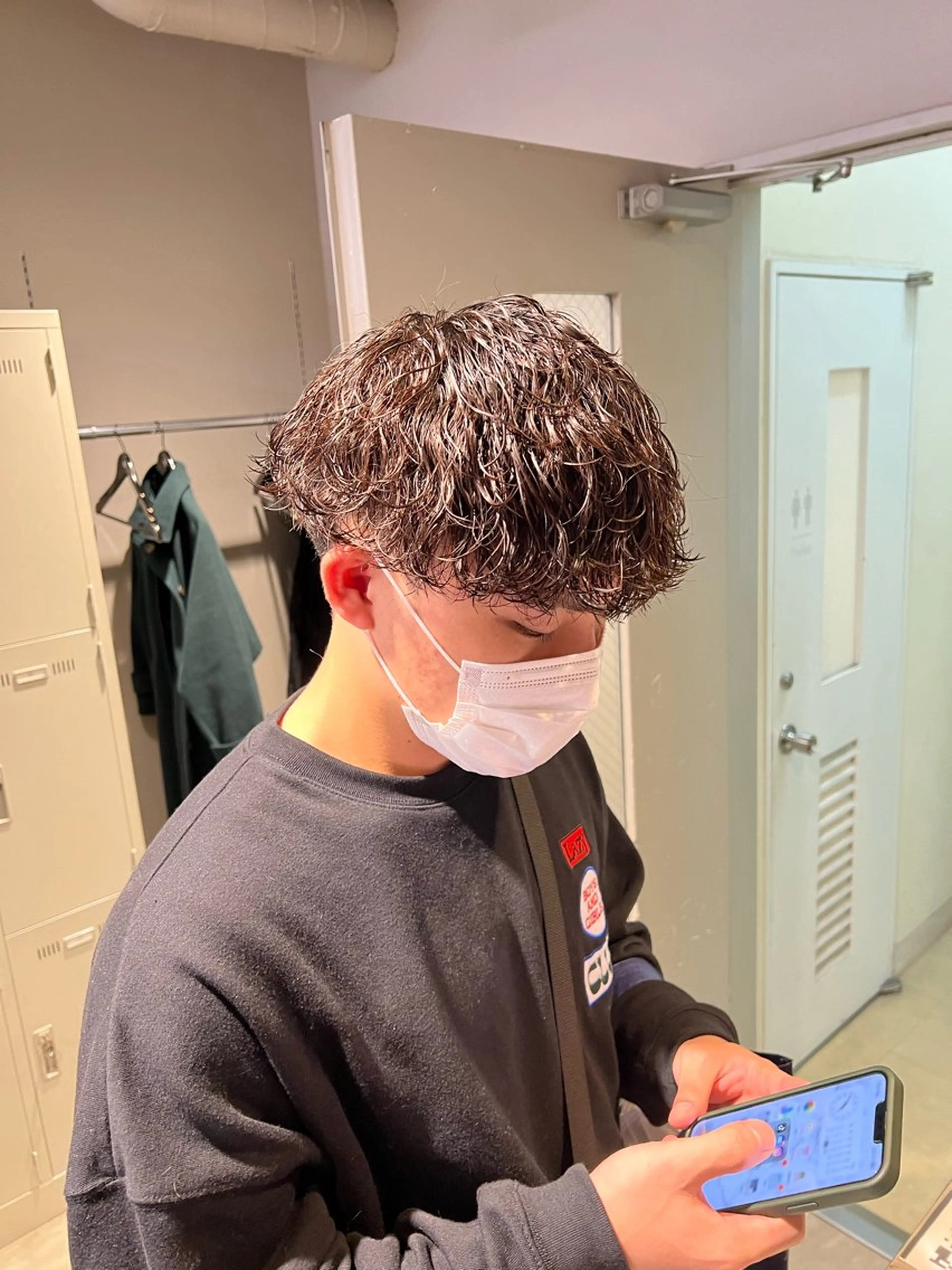 ショート パーマ メンズ メンズパーマ特化 TAIGAのヘアスタイル