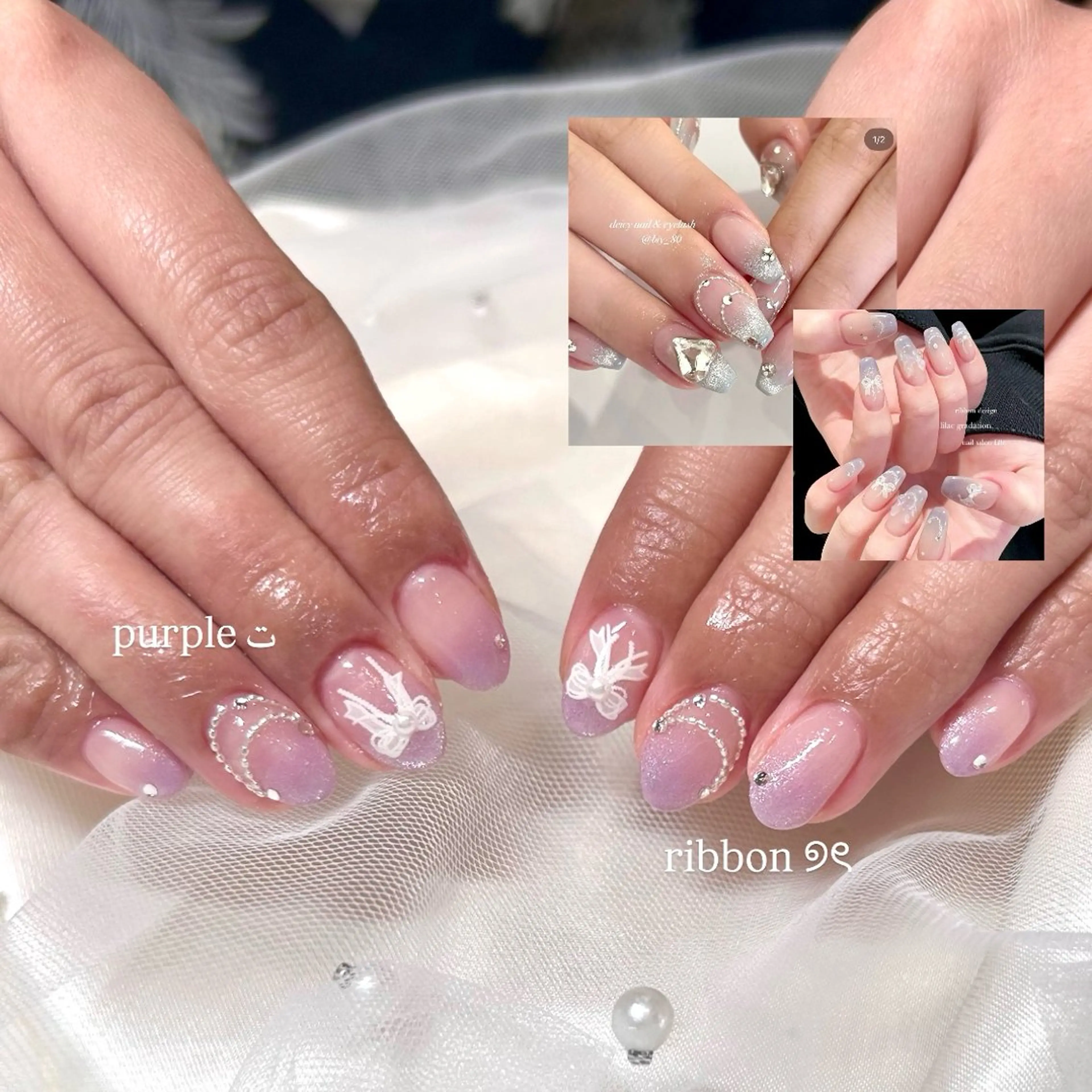 ネイル 長瀬 瑠霞のネイルデザイン