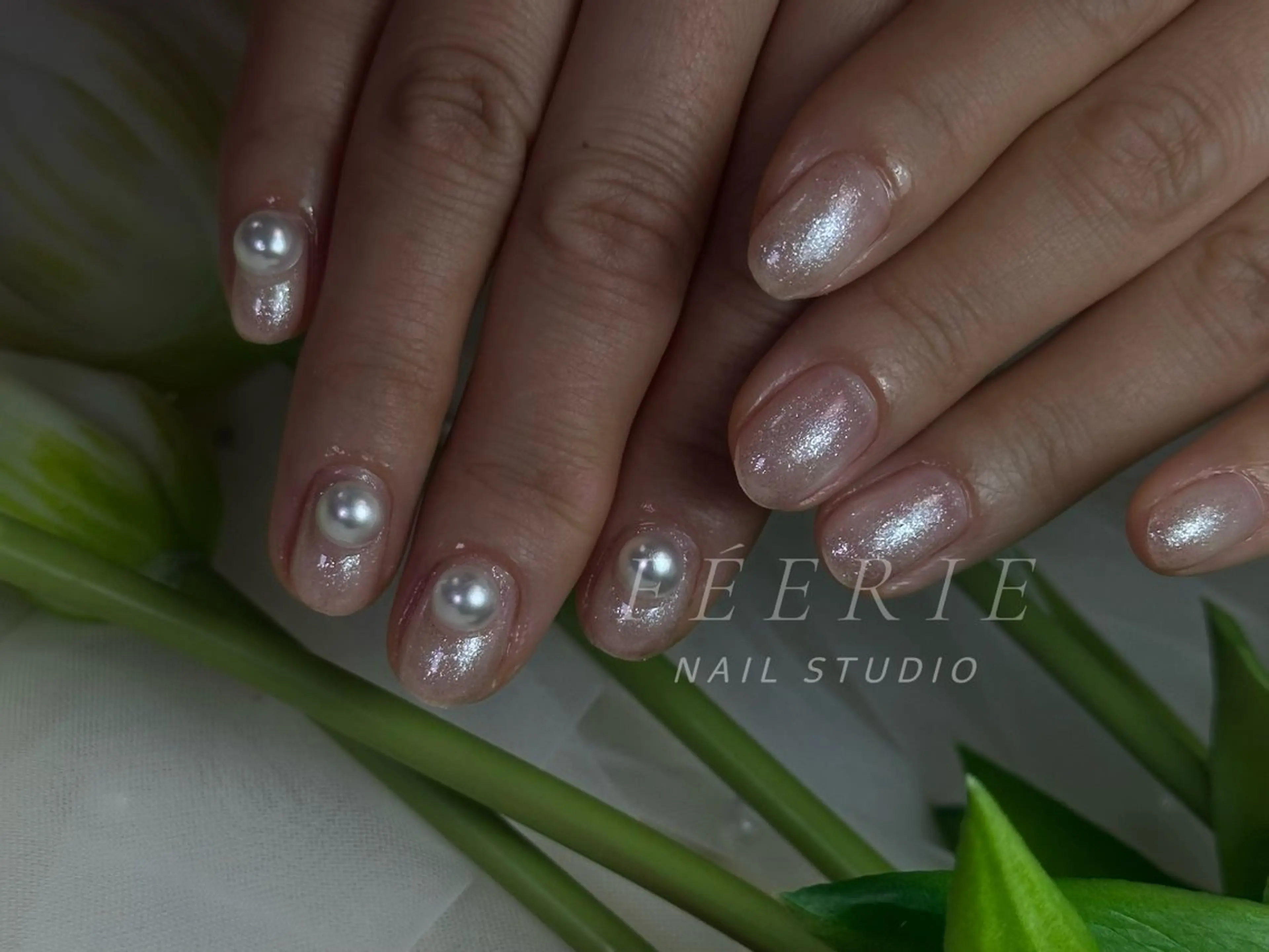 ネイル 成人式 長さ出し フットネイル フレンチネイル ジェルネイル ハンドネイル ハンドケア nail salon Feerieのネイルデザイン