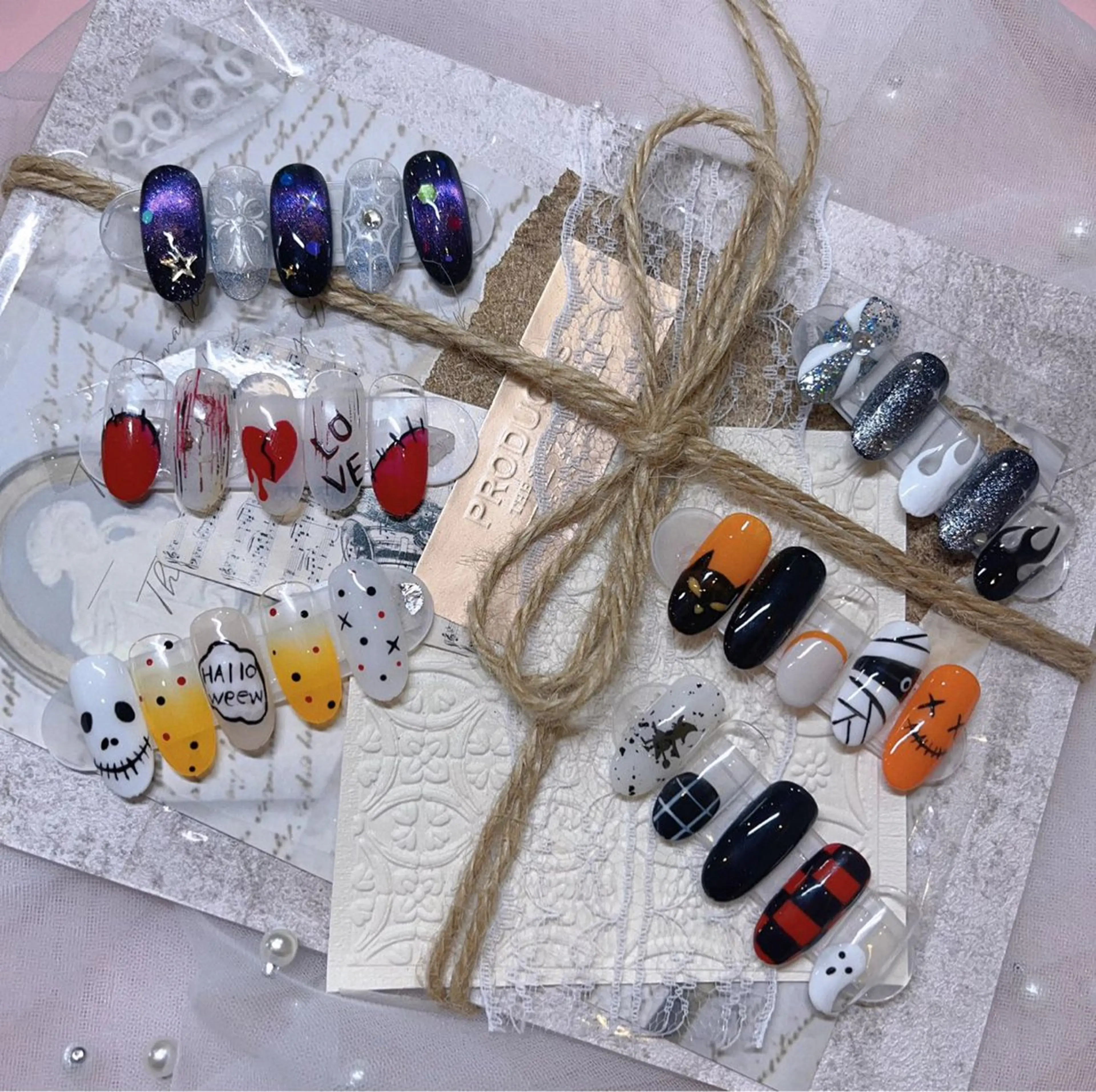 【ハンド】ハロウィンデザイン¥7980初回ジェルオフ無料の写真