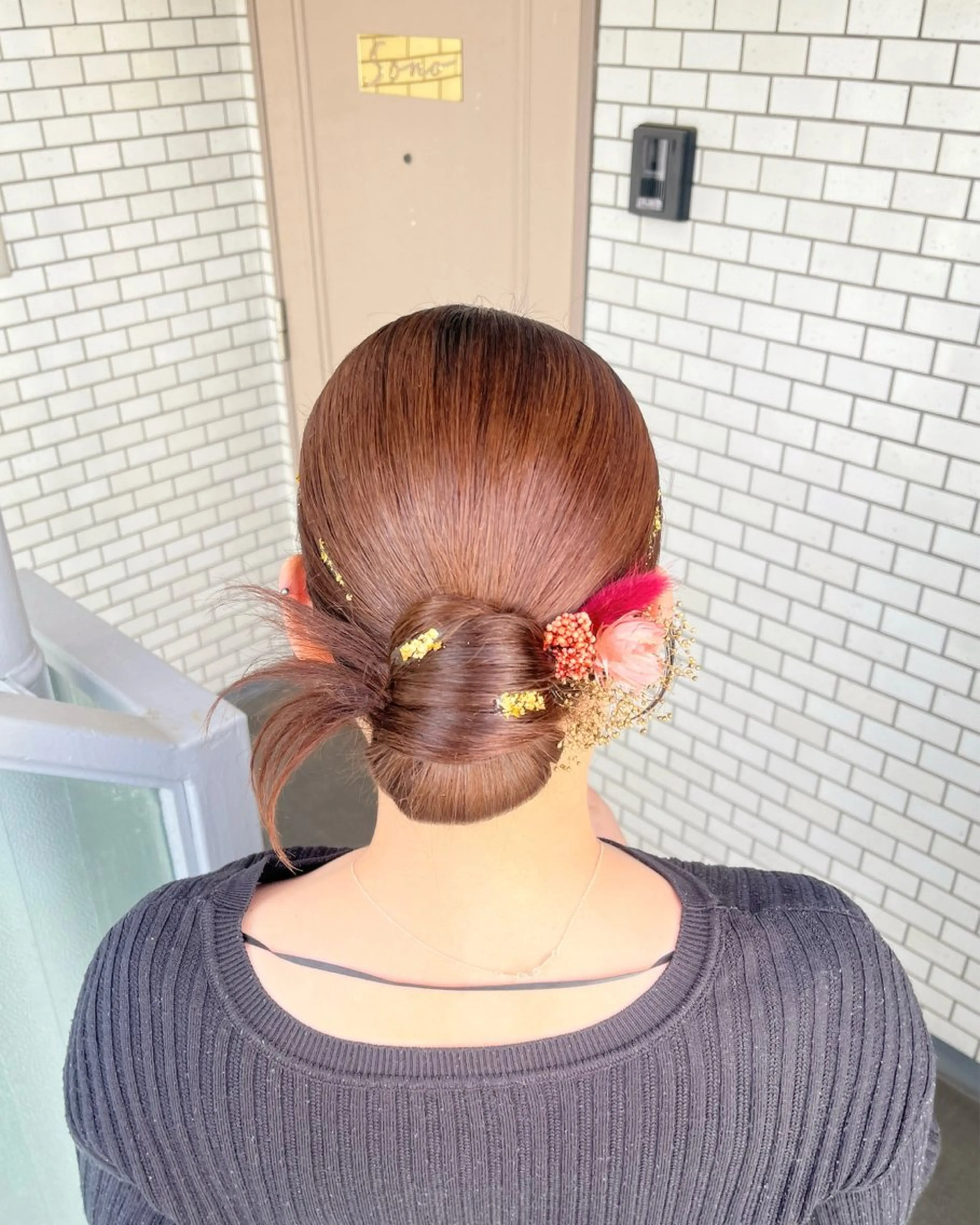 ヘアアレンジ 着物ヘア 垢抜けヘアメイク🫧 JURI🪽のヘアスタイル