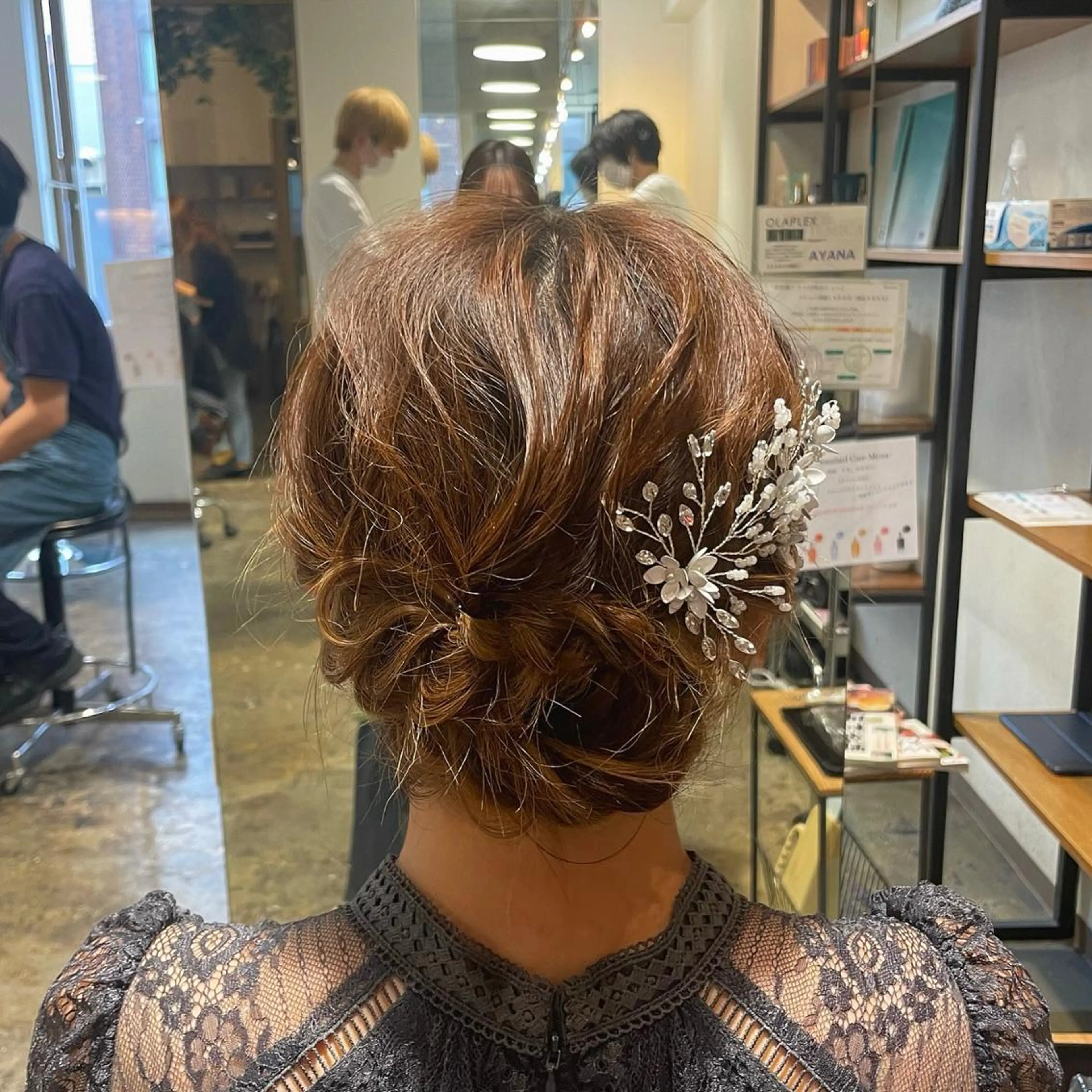 ミディアム カラー ヘアアレンジ 三つ編み 🇰🇷韓国ｽﾀｲﾙ ﾚｲﾔｰ/ayanaのヘアスタイル