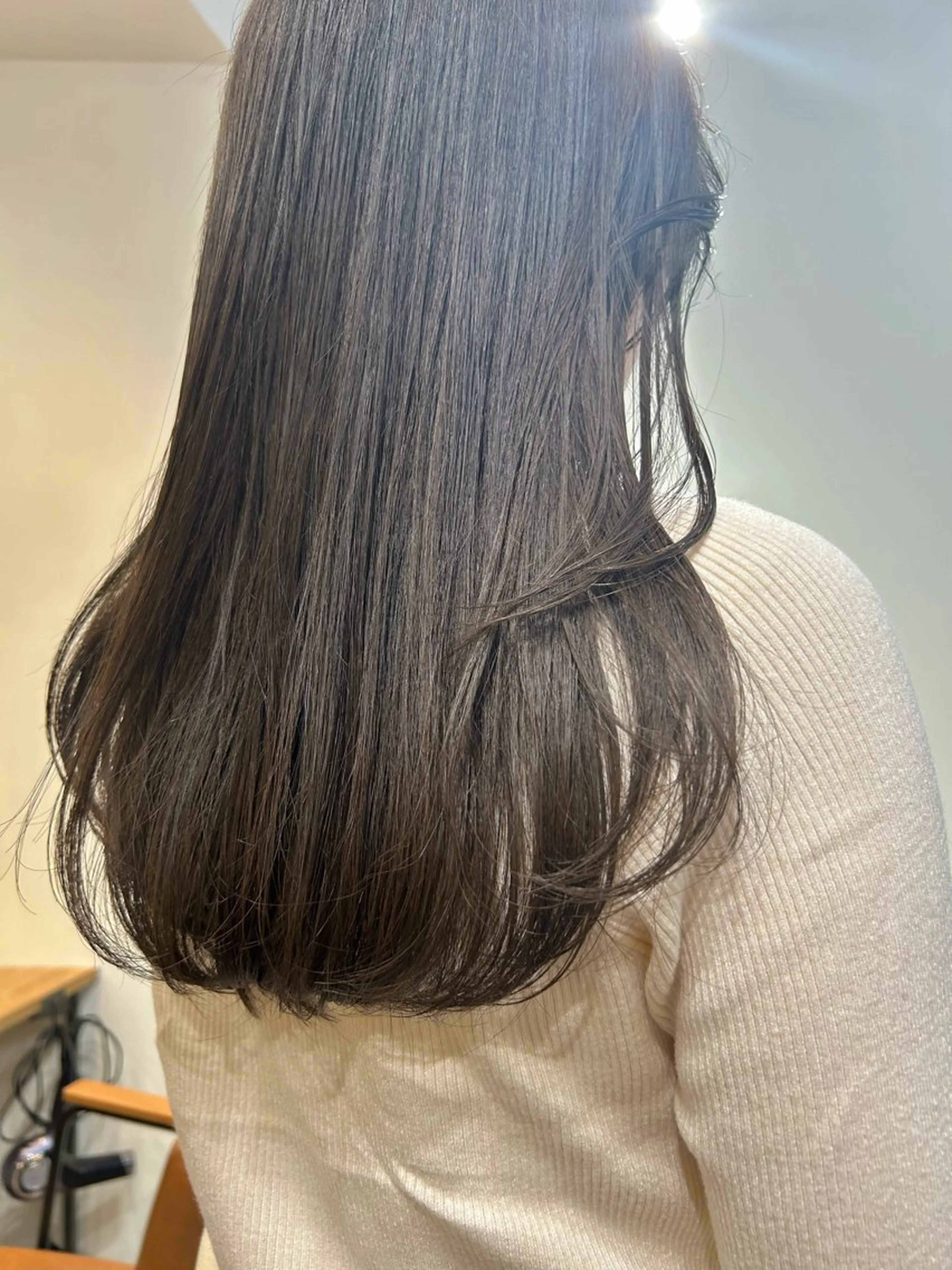 セミロング カラー ベージュカラー 似合わせヘア/透明感 カラー/ Rioのヘアスタイル