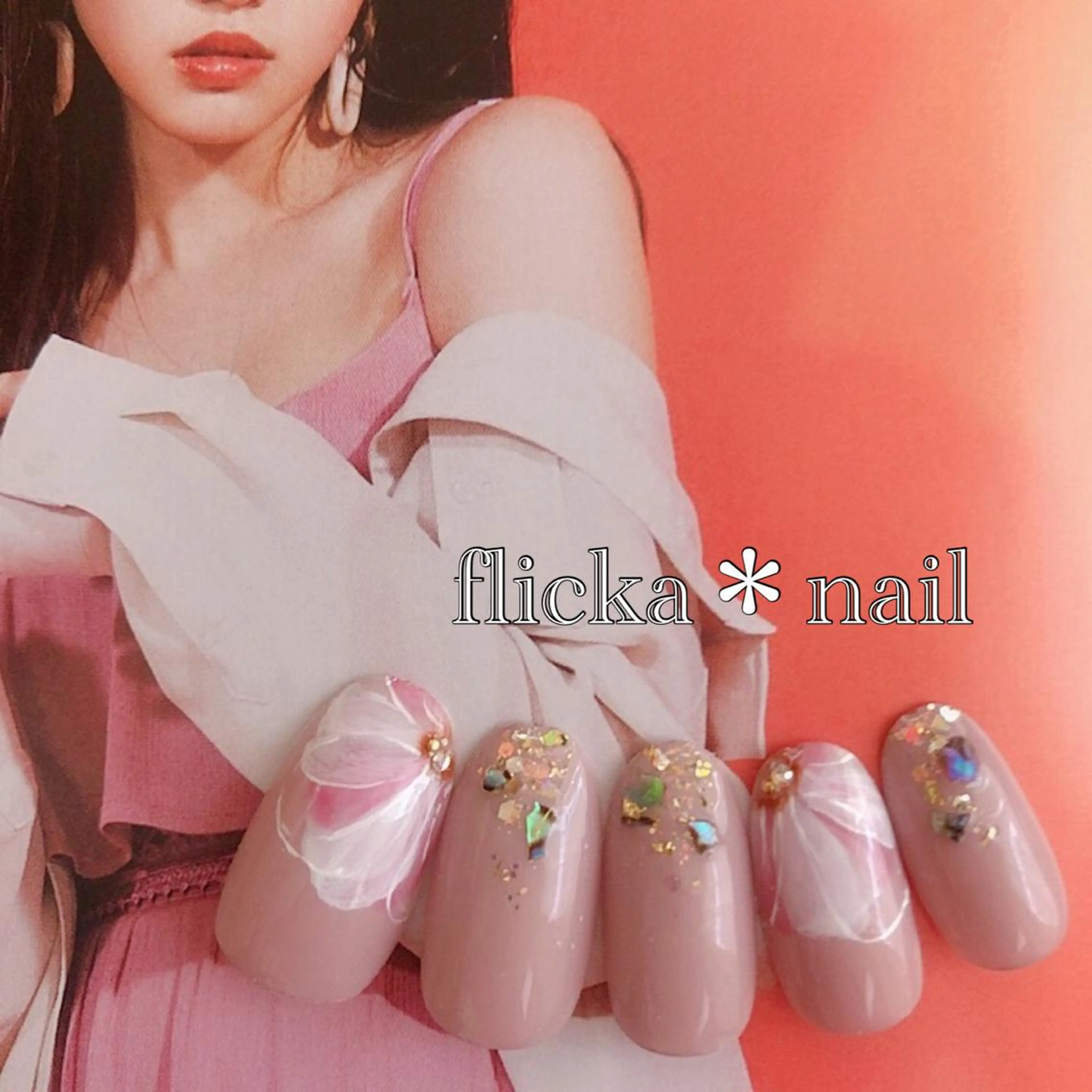 ネイル フラワーネイル ハンドネイル flicka＊nail所属・flicka* nailのネイルデザイン
