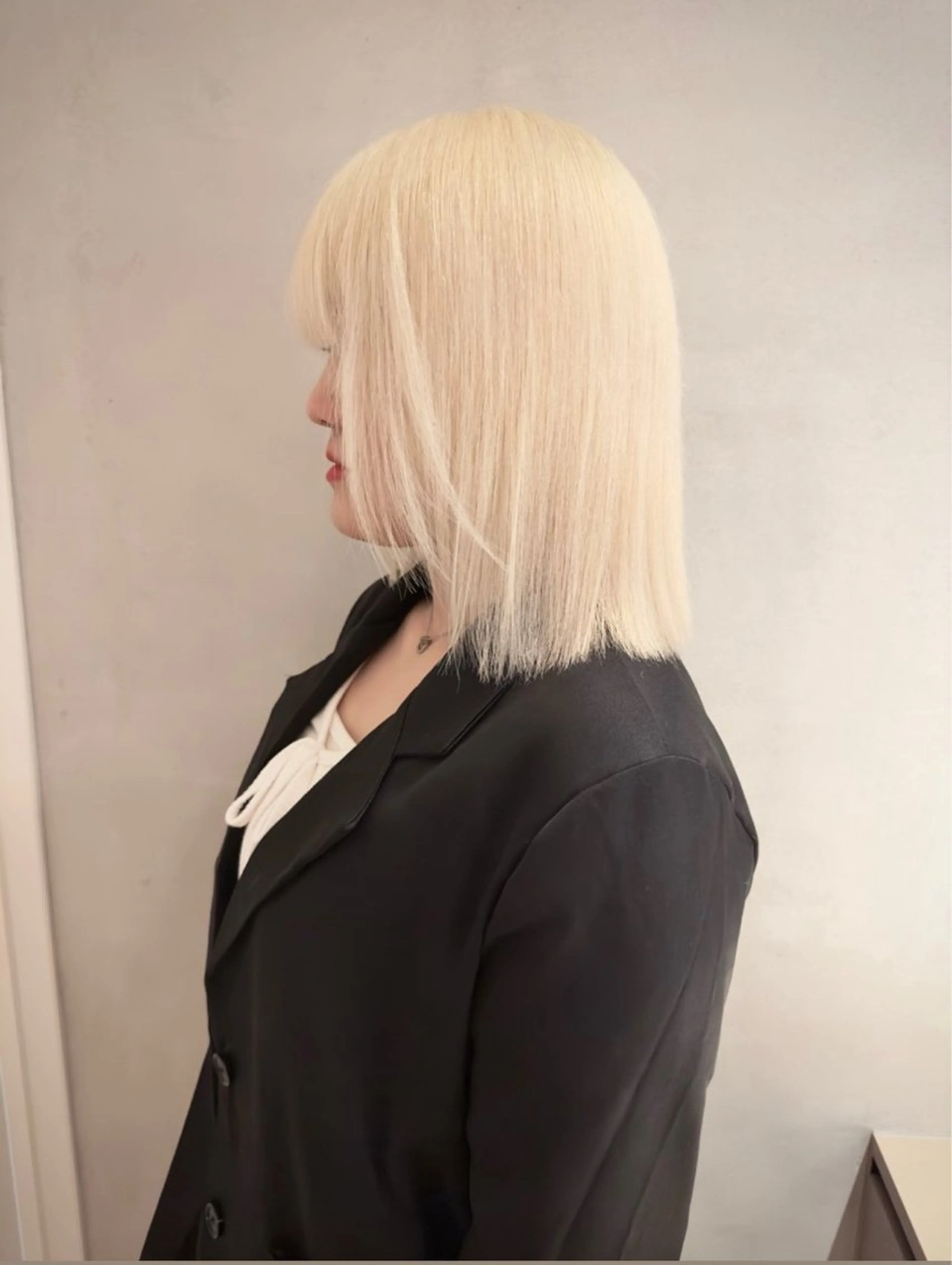 【ハイトーン限定🌟】ブロンドリタッチ⭐️※抜きっぱなし限定🌻 梅田/ミルクティーベージュ/グレージュ/艶カラーの写真