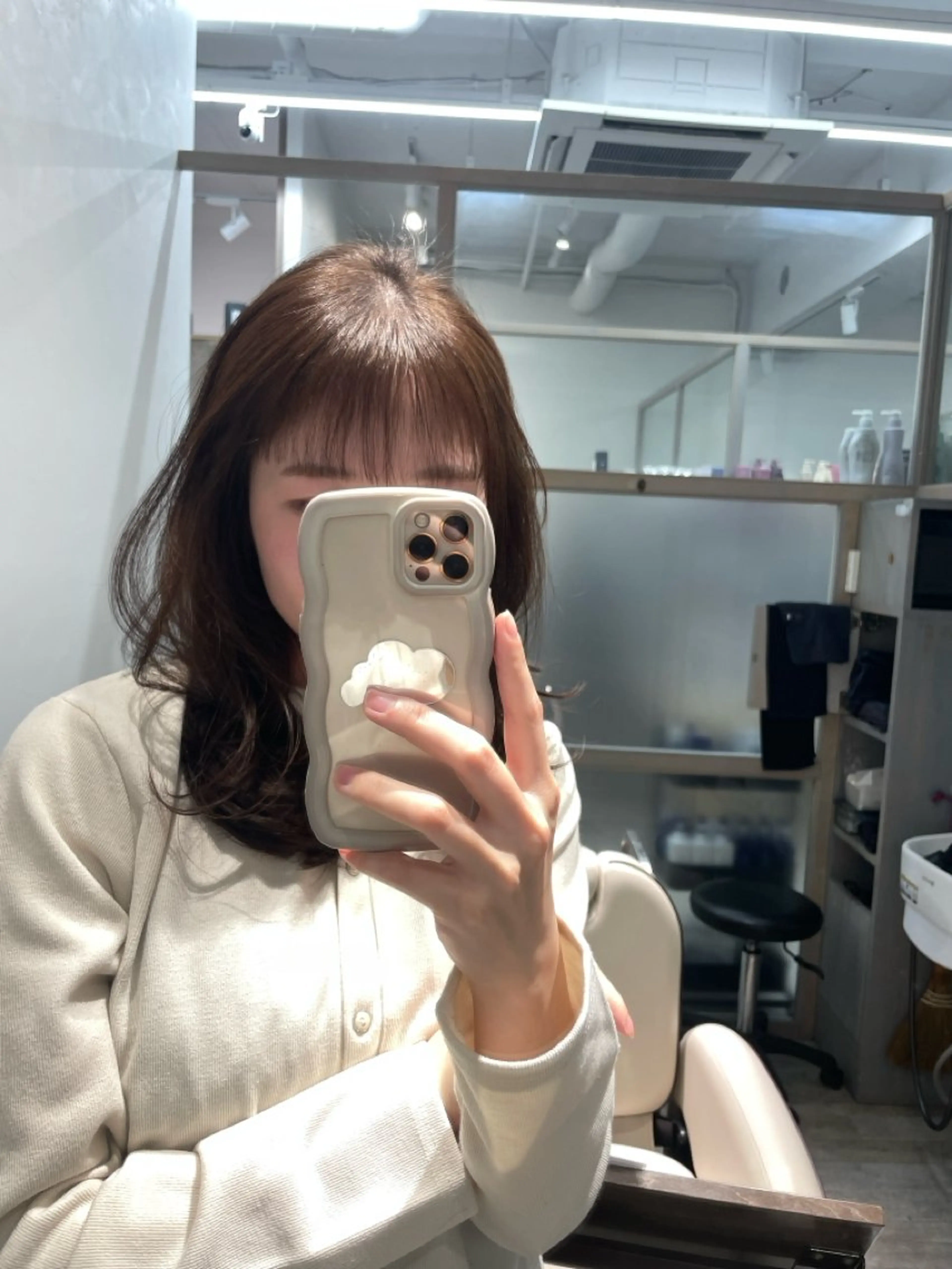 ロング カラー ベージュカラー ブリーチ ブリーチなしカラー レイヤーカット 髪質改善×艶カラー Haruのヘアスタイル