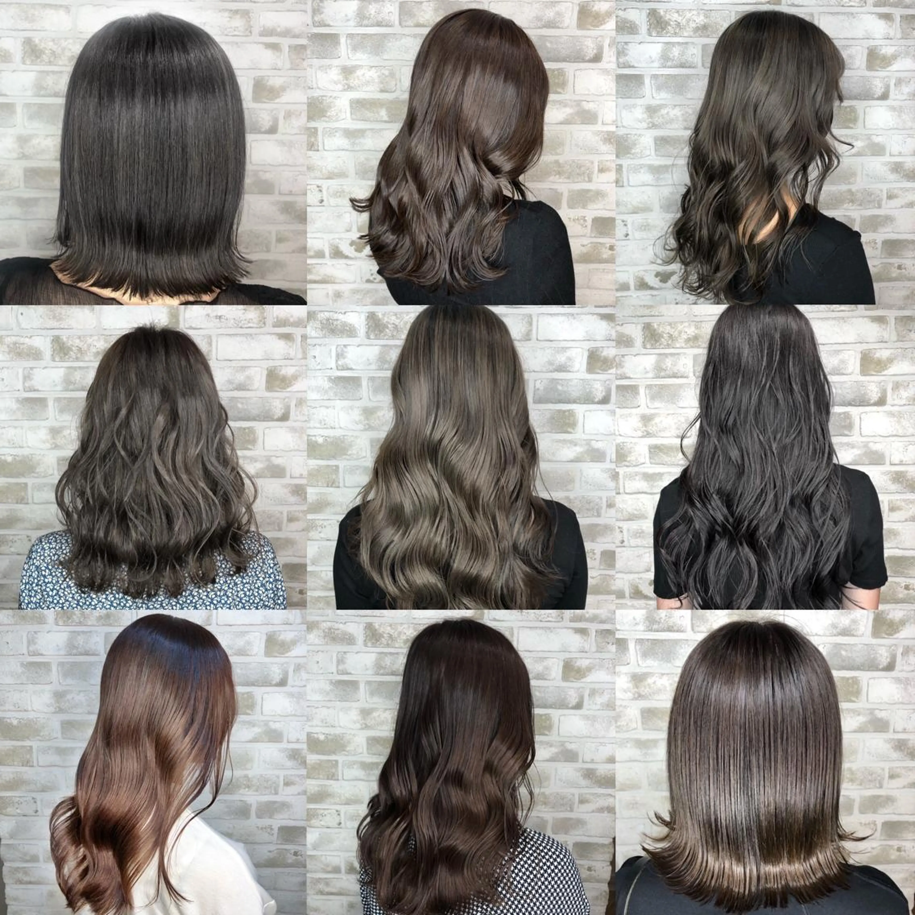 セミロング カラー ヘアアレンジ トッチ 艶髪髪質改善のヘアスタイル