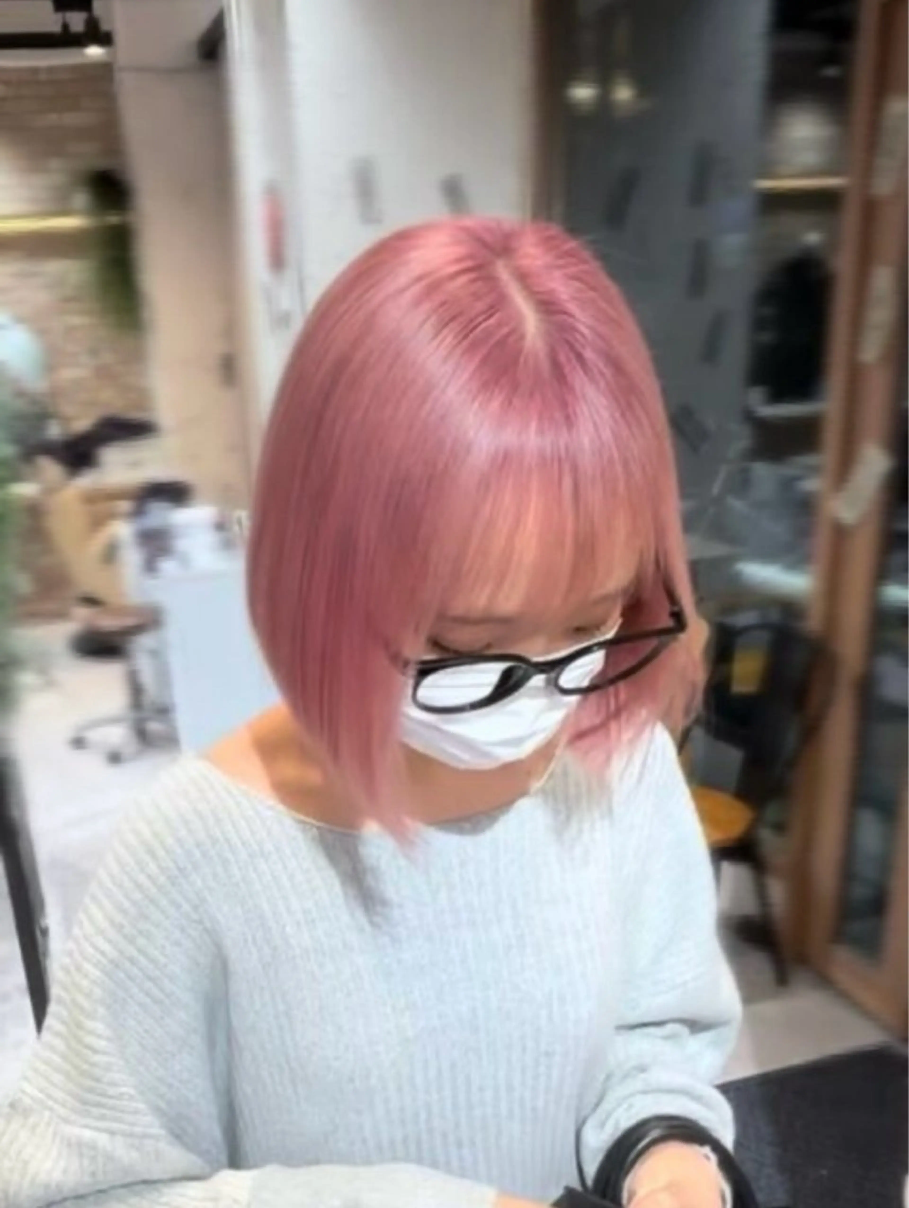 ミディアム カラー ダブルカラー ハイトーンレイヤー 吉祥寺/nana🎀のヘアスタイル