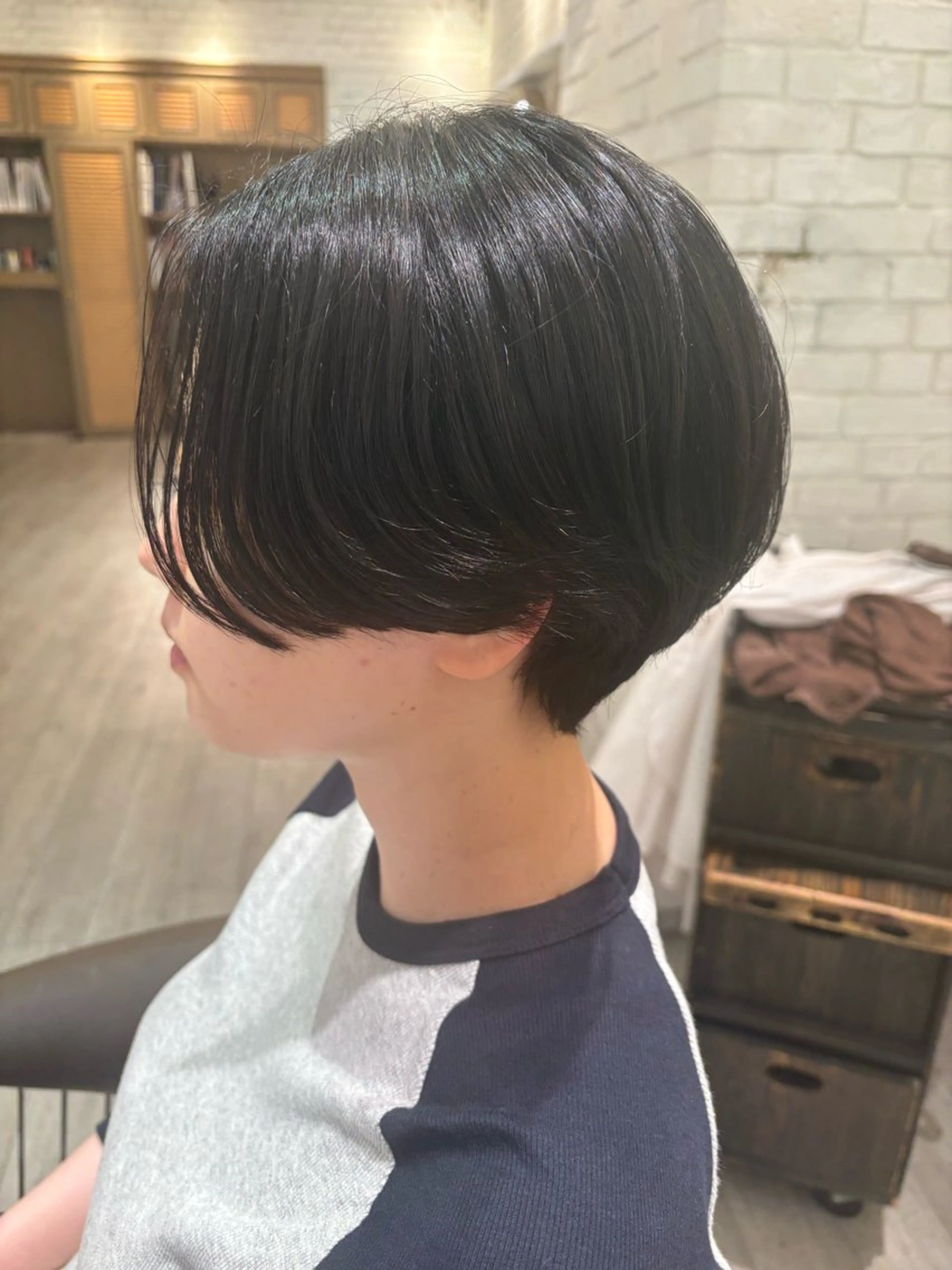 ショート ショートヘア 篠原 葉奈未のヘアスタイル