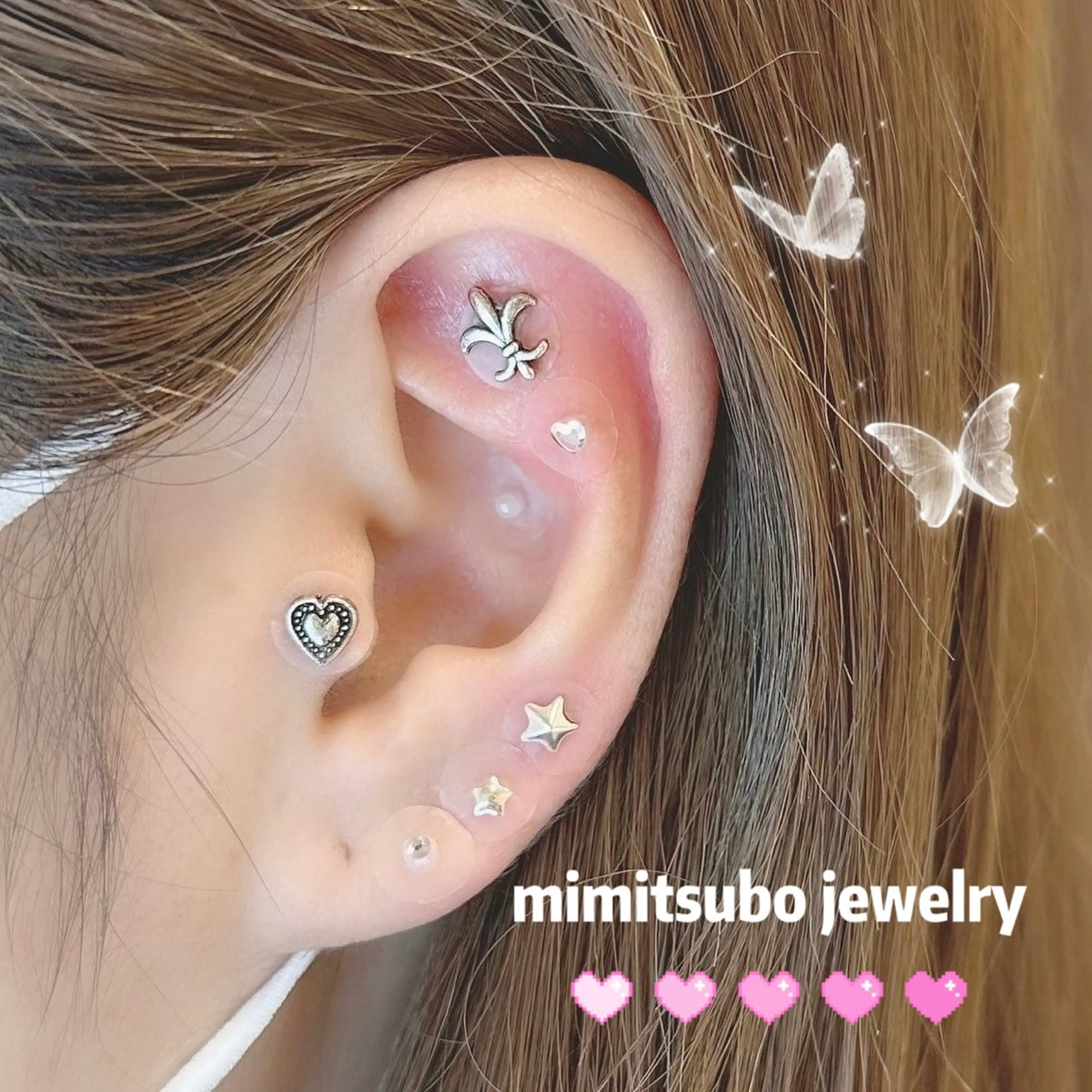 耳ツボjewelry💎《14個》¥3300の写真