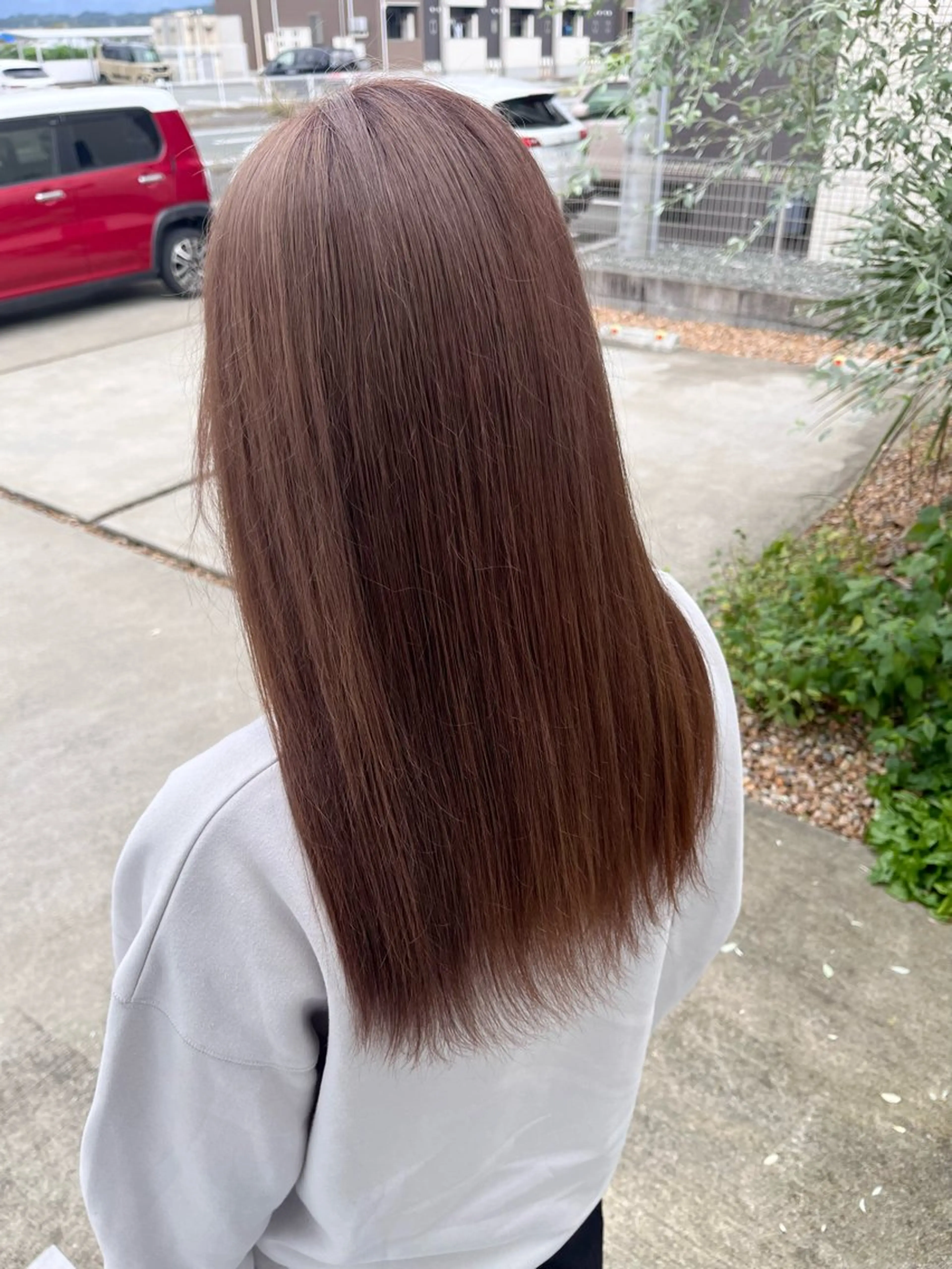 ロング カラー ambellir 山本伽椰のヘアスタイル