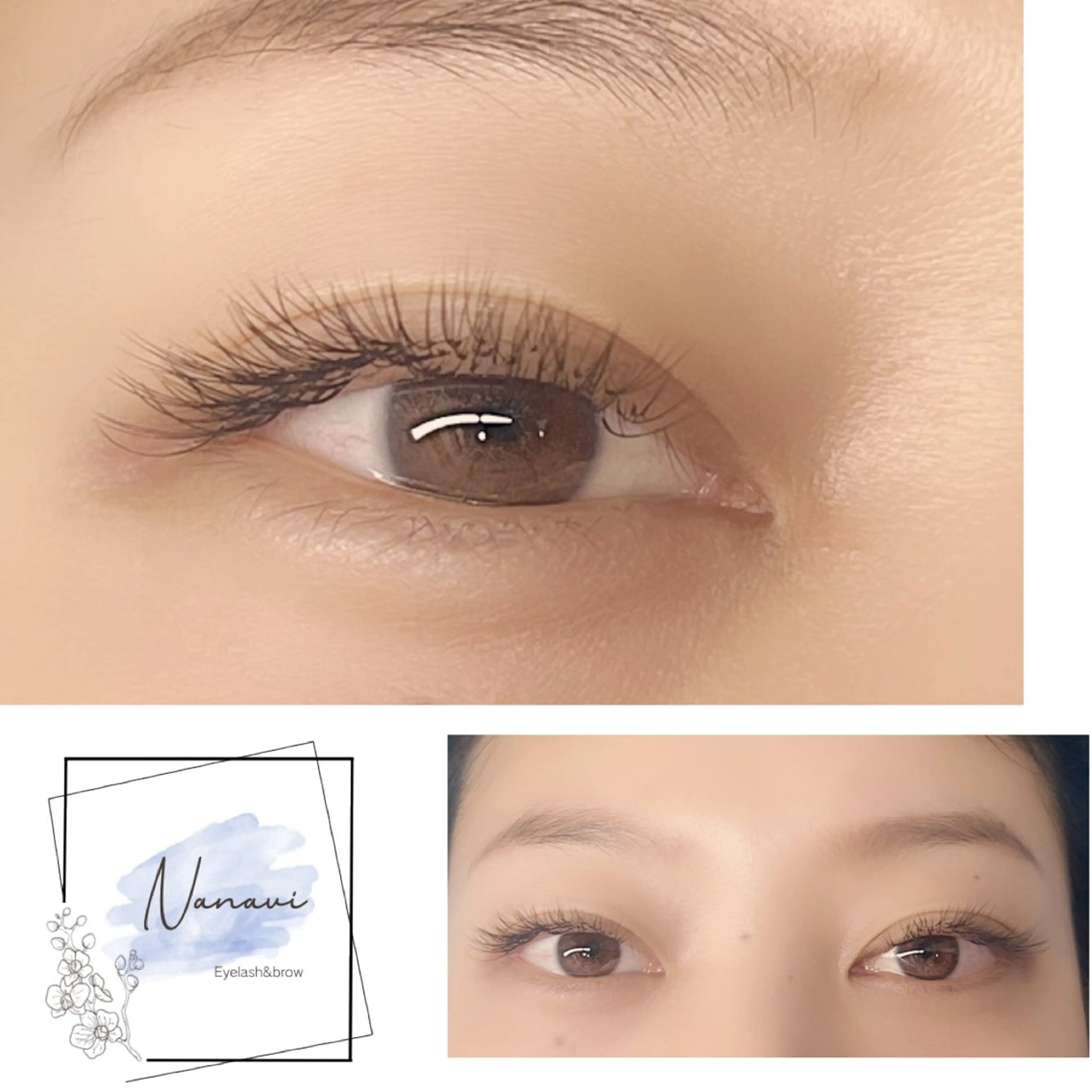 マツエク・マツパ マツエク Nanavi 鮎川のマツエク・マツパデザイン