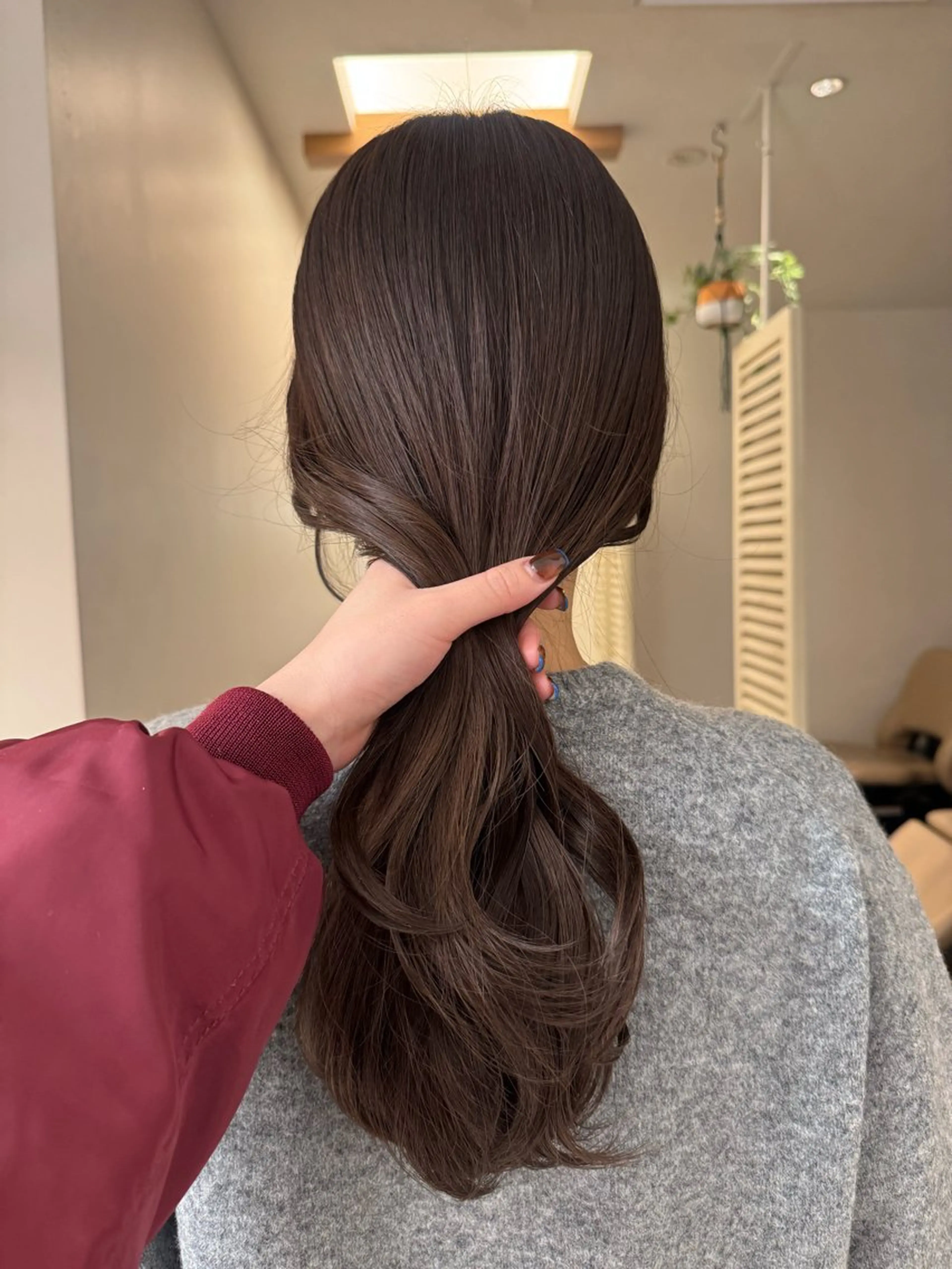 ロング カット ヘアカラー ホリグチ ルナのヘアスタイル