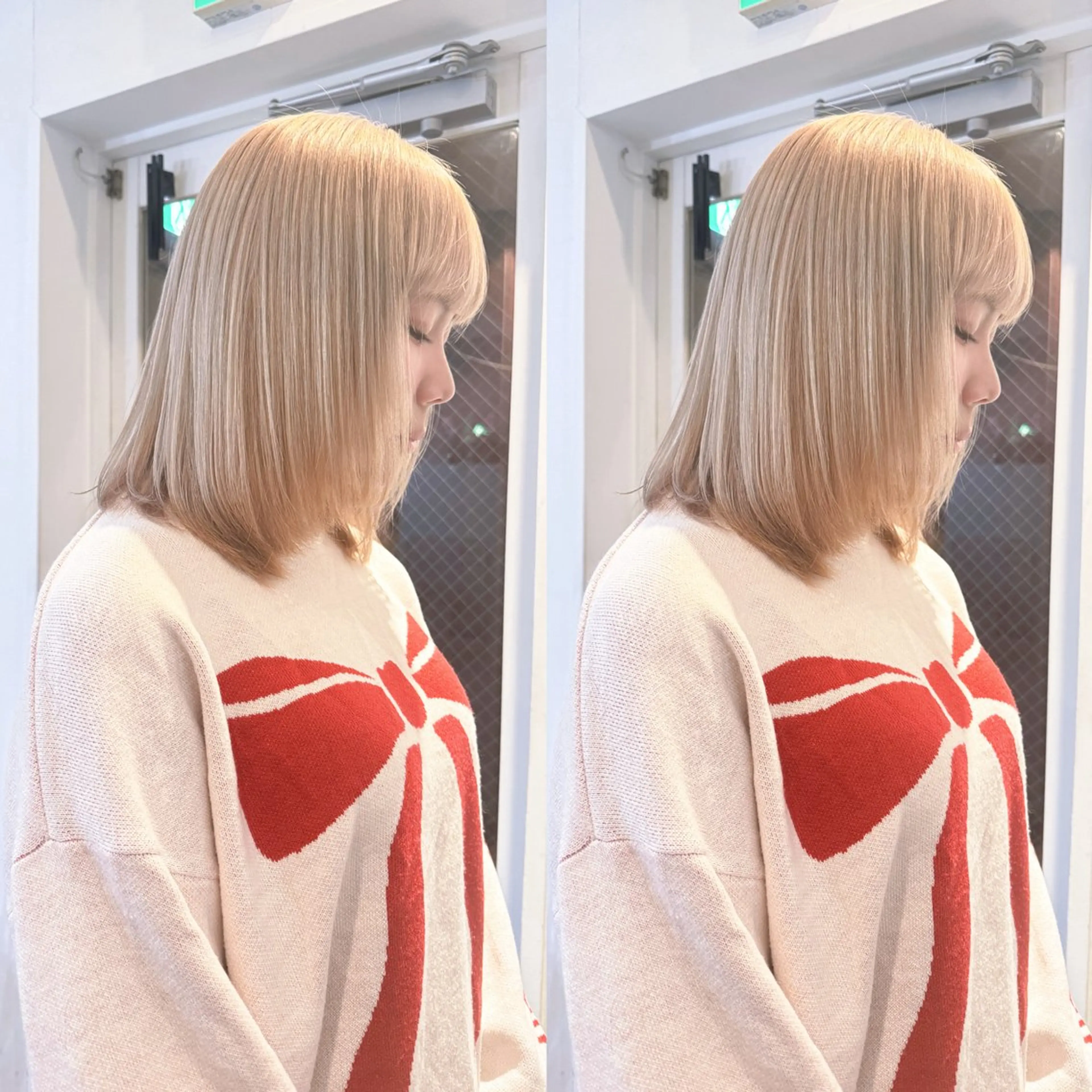 ミディアム カラー ハイトーンカラー レイヤーカット ローレイヤー カット ヘアカラー 🌟メンズ🌟シ ョート🌟クルミのヘアスタイル