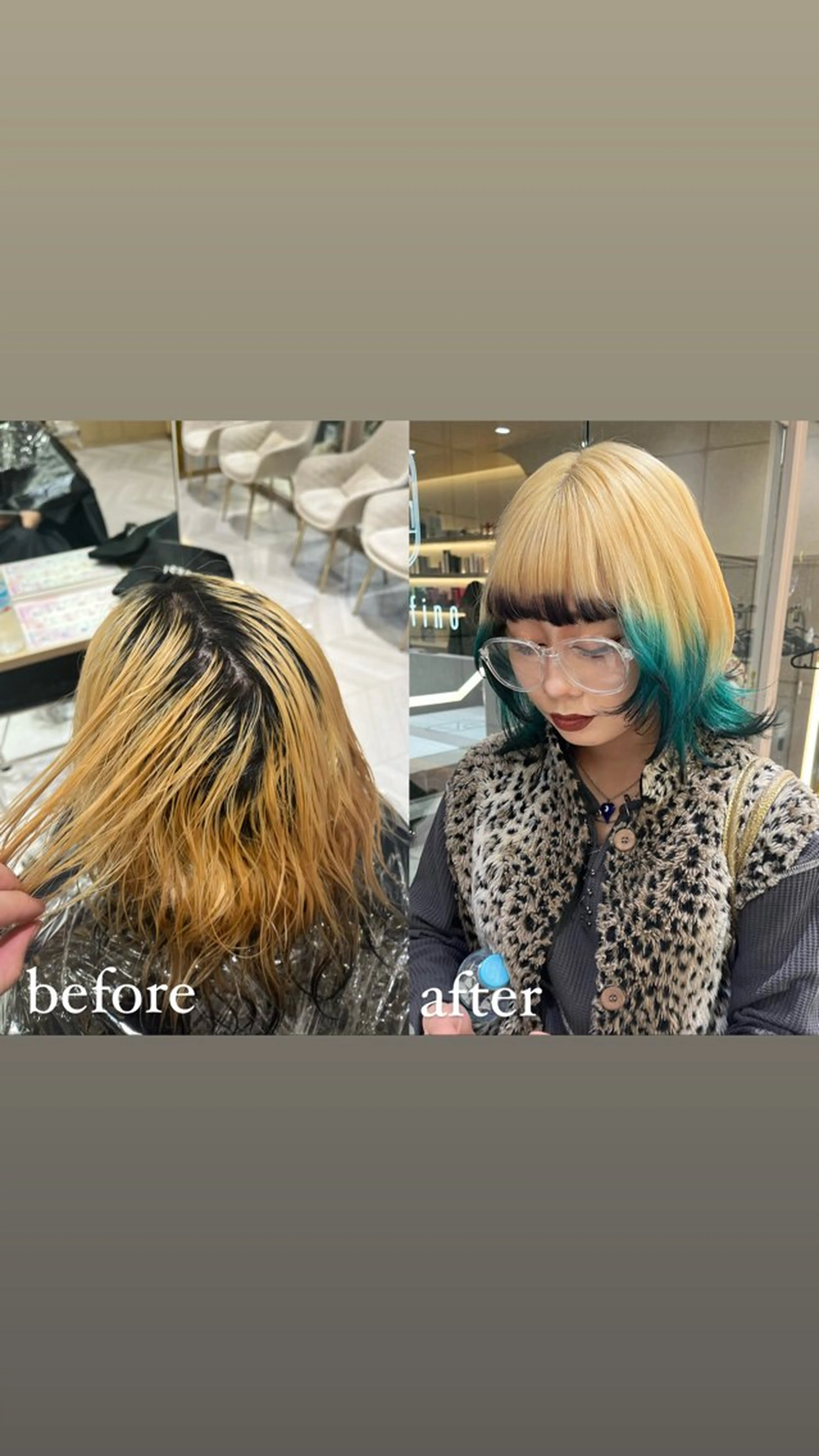 ミディアム カラー ブリーチ デザインカラー ダブルカラー 狐カラー ハイトーンカラー カット ヘアカラー トリートメント 🥇メンズパーマ /縮毛矯正/木村神心のヘアスタイル