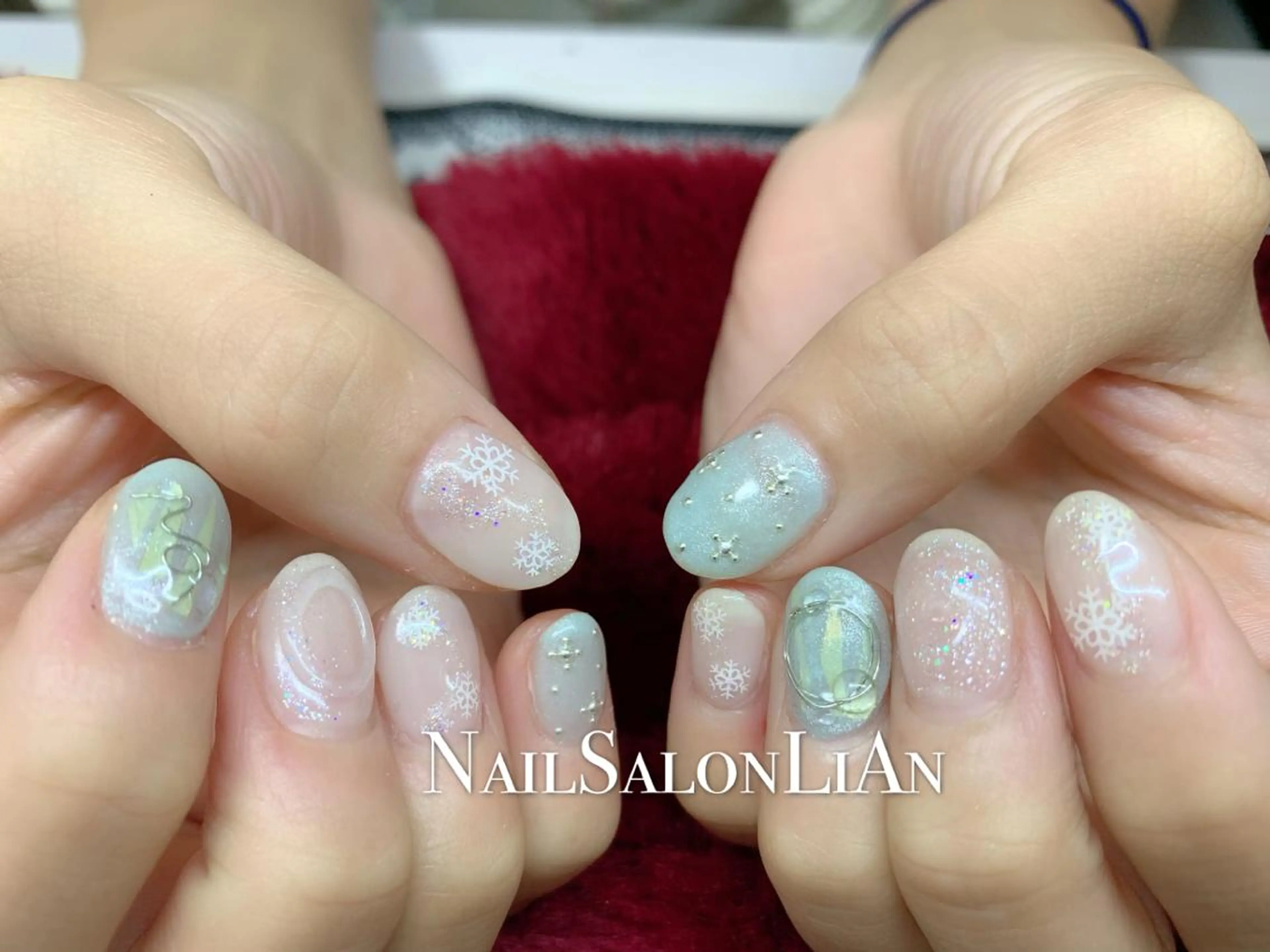 ネイル 持ち込み ハンドネイル NailSalon LiAnのネイルデザイン