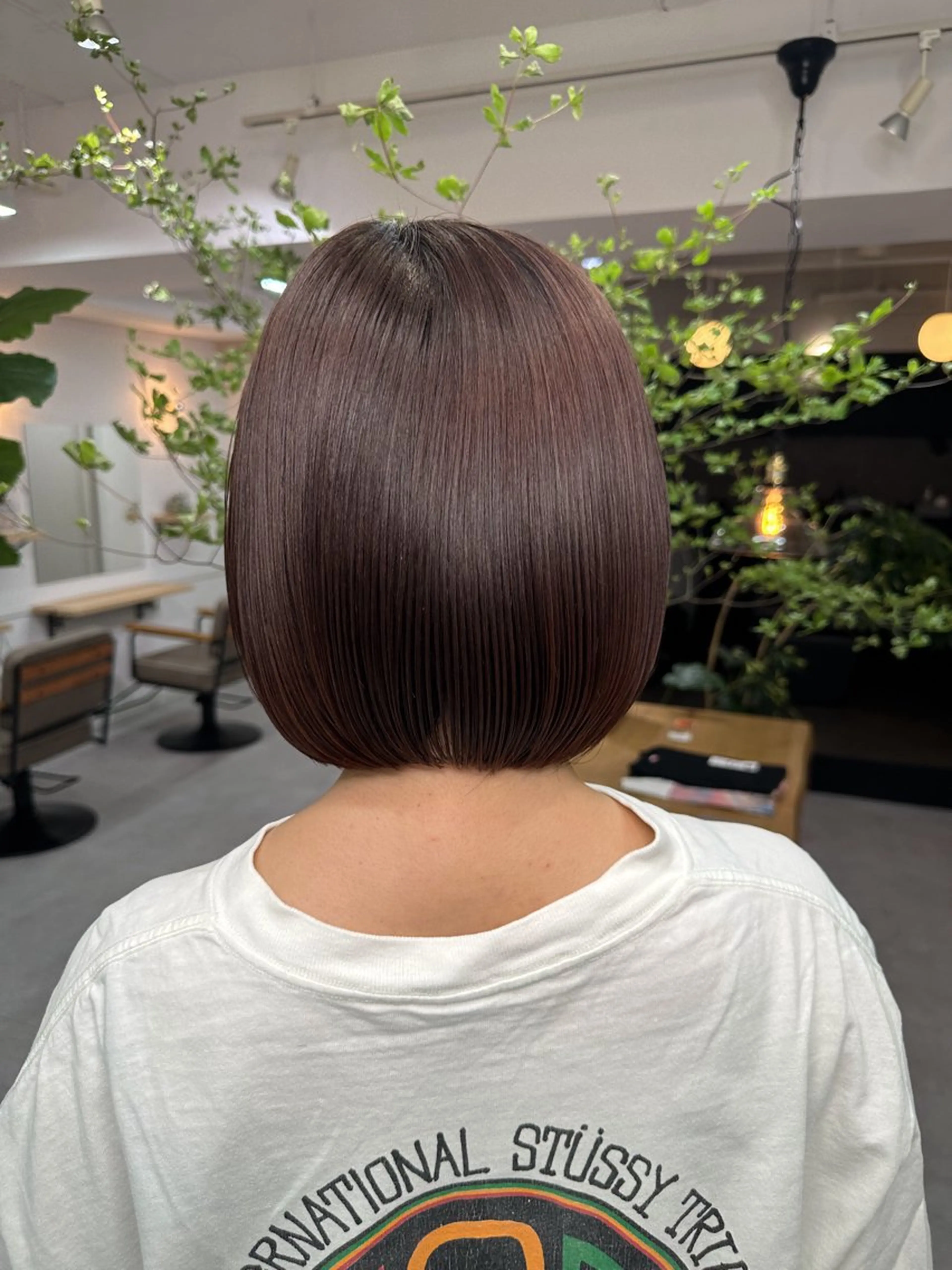 ショート 髪質改善/ストレート 根上のヘアスタイル