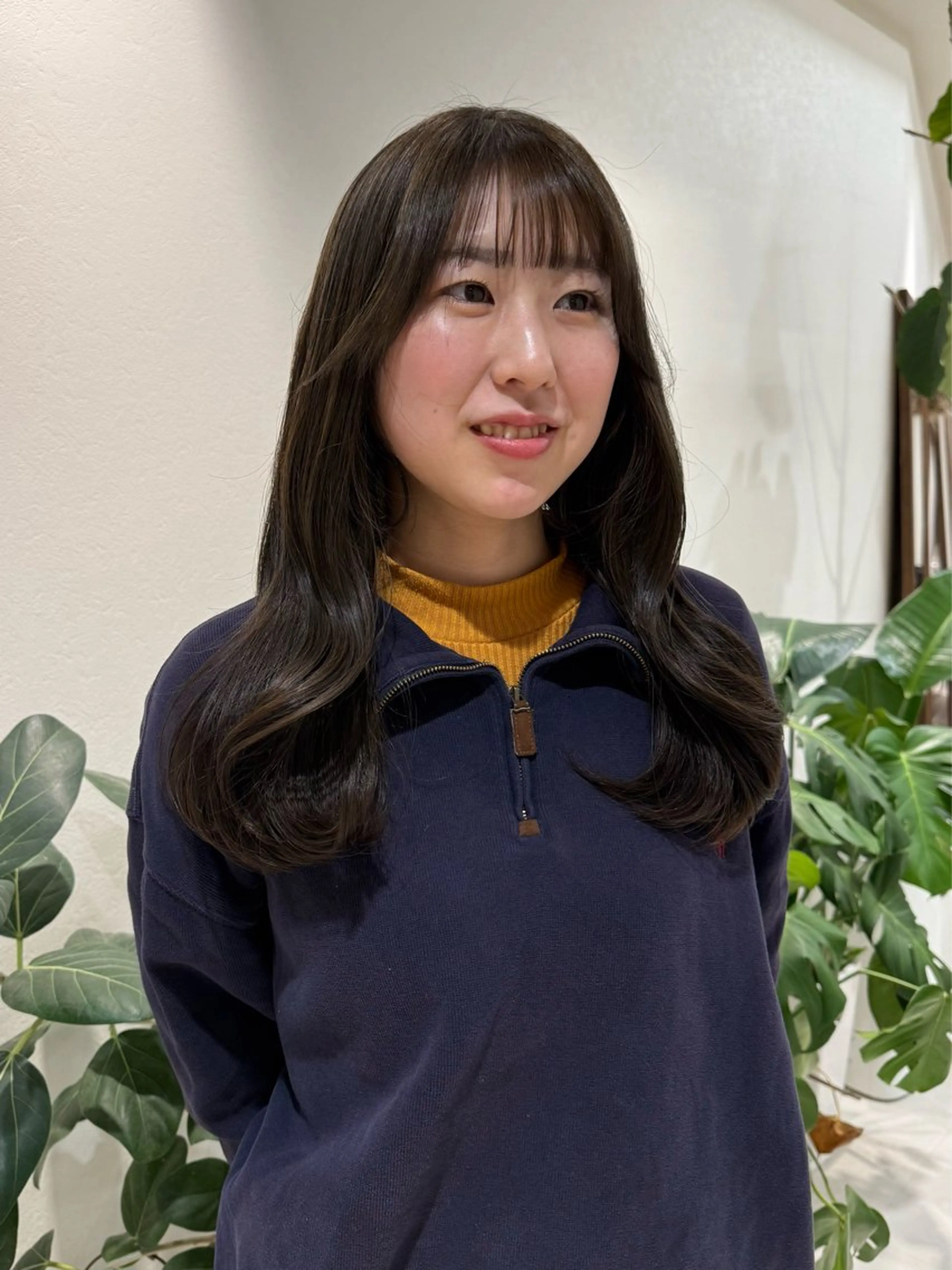 ロング カラー ブラウンカラー ナチュラルブラウン ヘアカラー トリートメント Liru:smart salon/茅ヶ崎のヘアスタイル