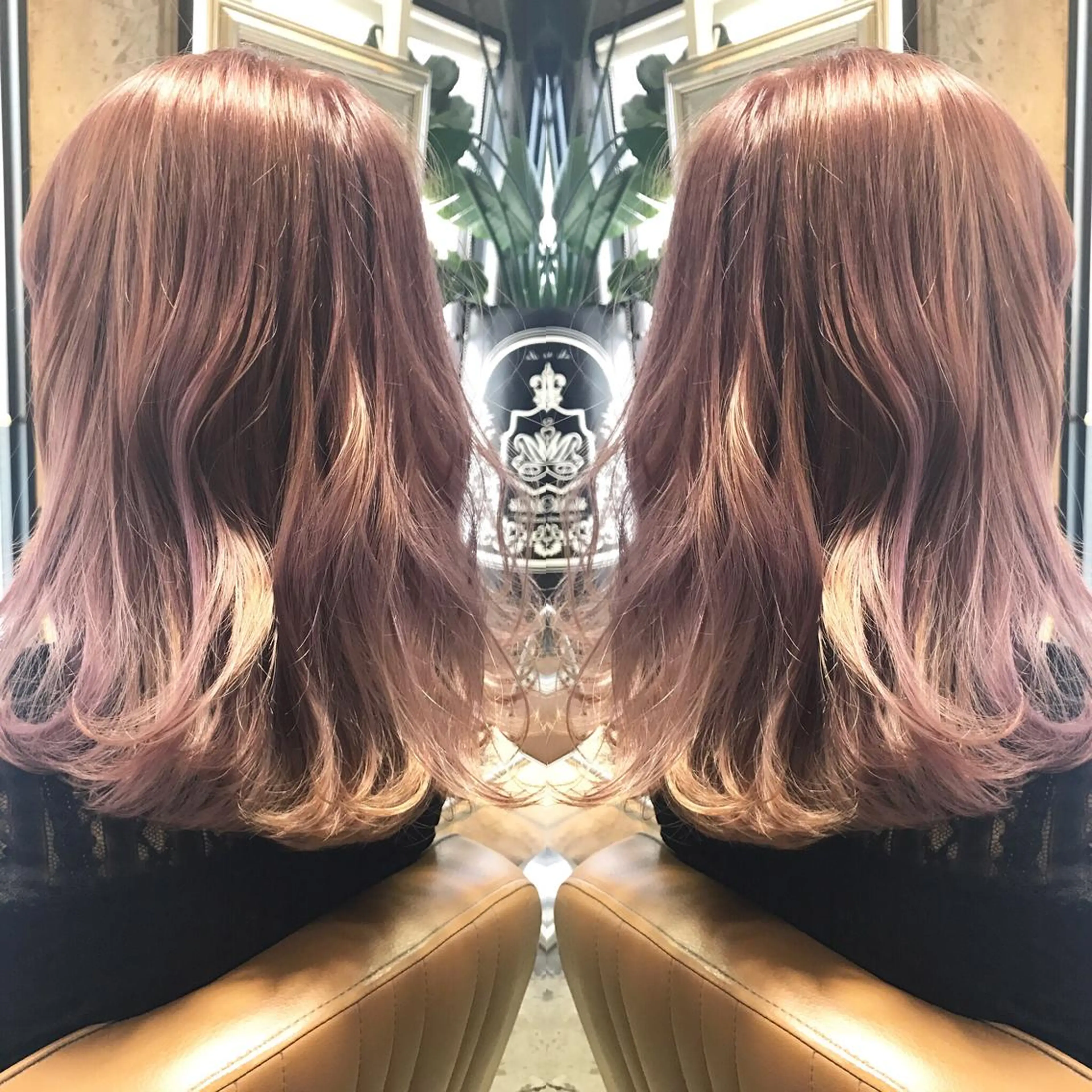 セミロング カラー パーマ ヘアアレンジ メンズ キッズ ネイル マツエク・マツパ ダブルカラー サロンドミルク 原宿のヘアスタイル