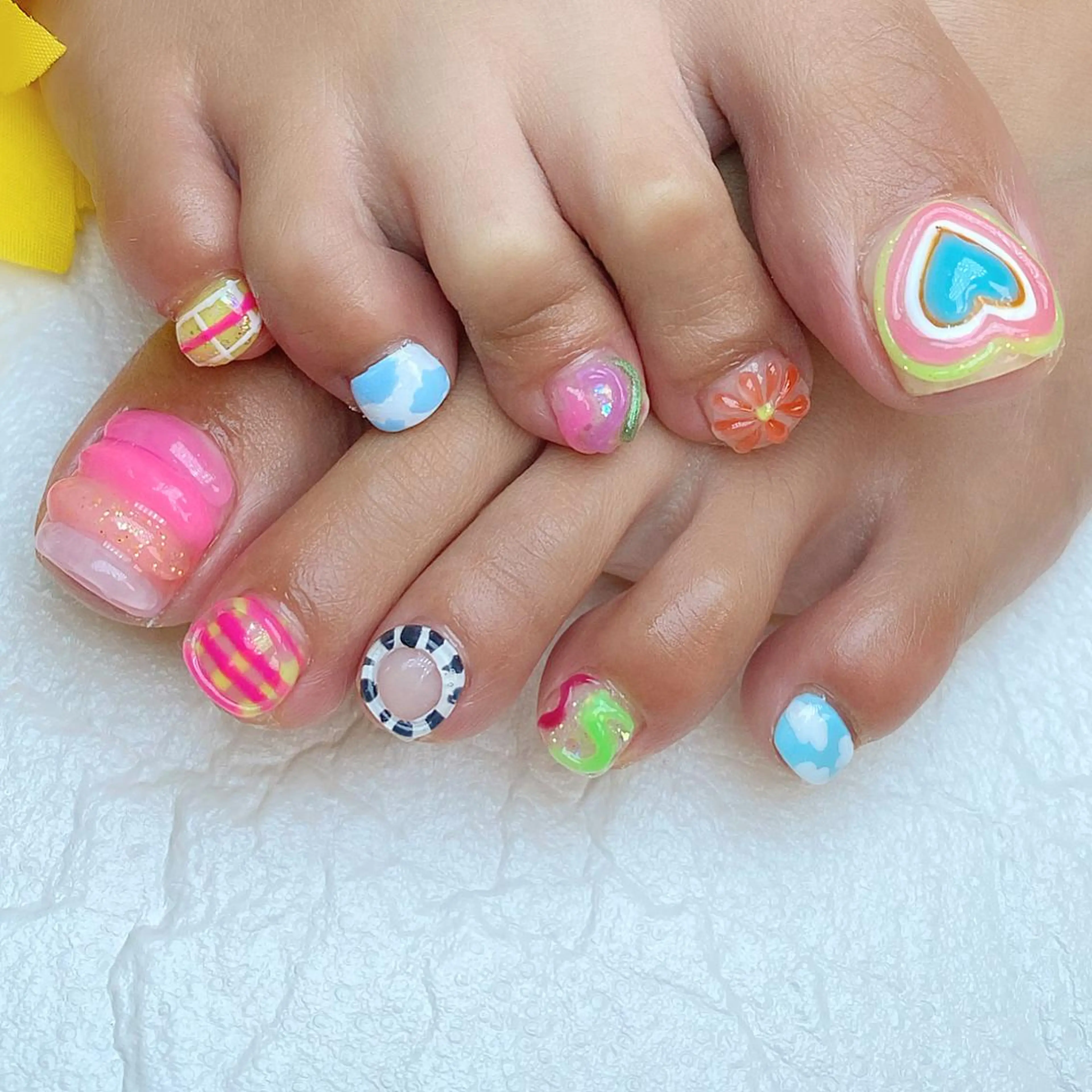 ネイル ぷっくりネイル フットネイル ameria meguのネイルデザイン