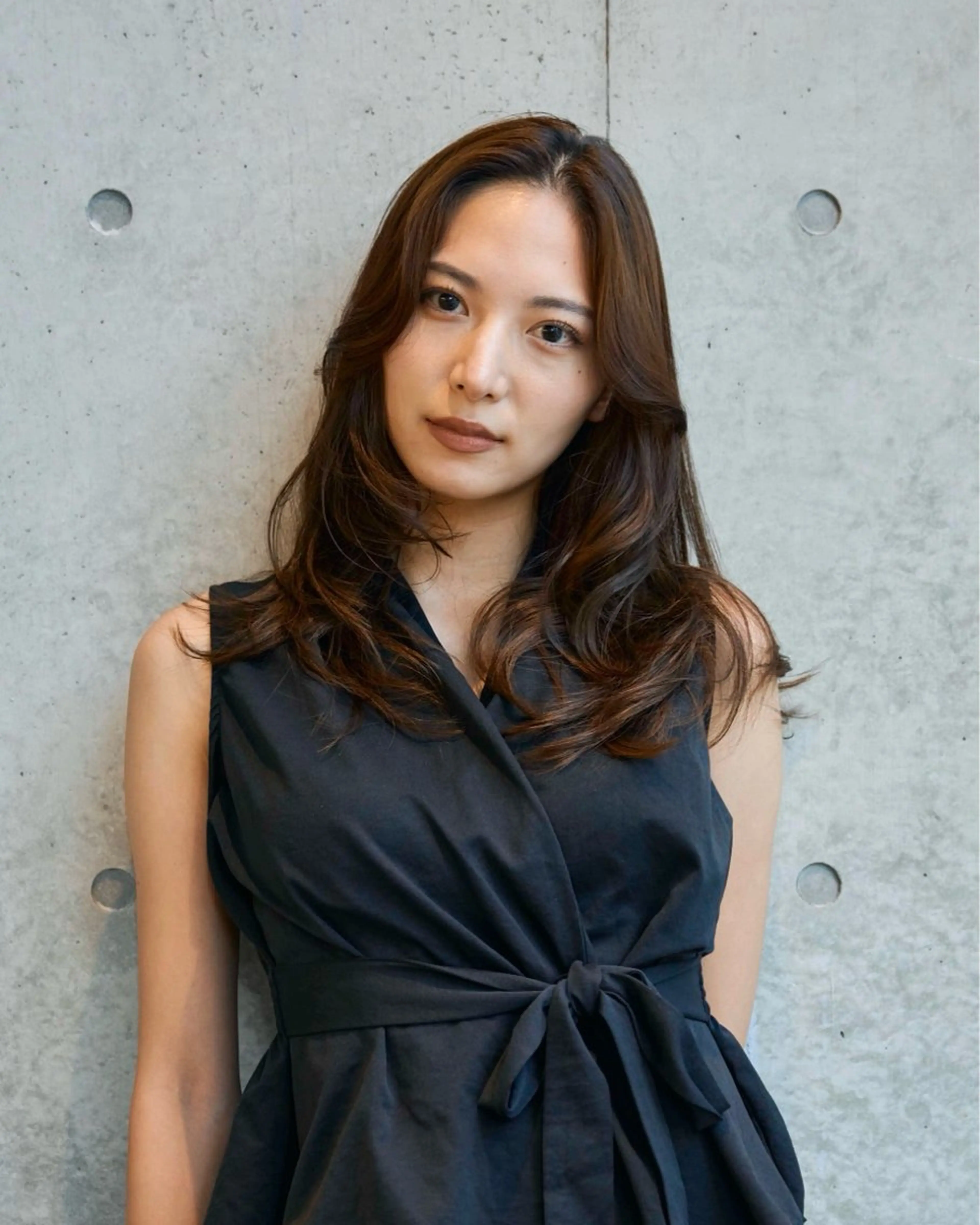 ロング カラー カット ヘアカラー レイヤー/柔色 カラー/SAkiのヘアスタイル