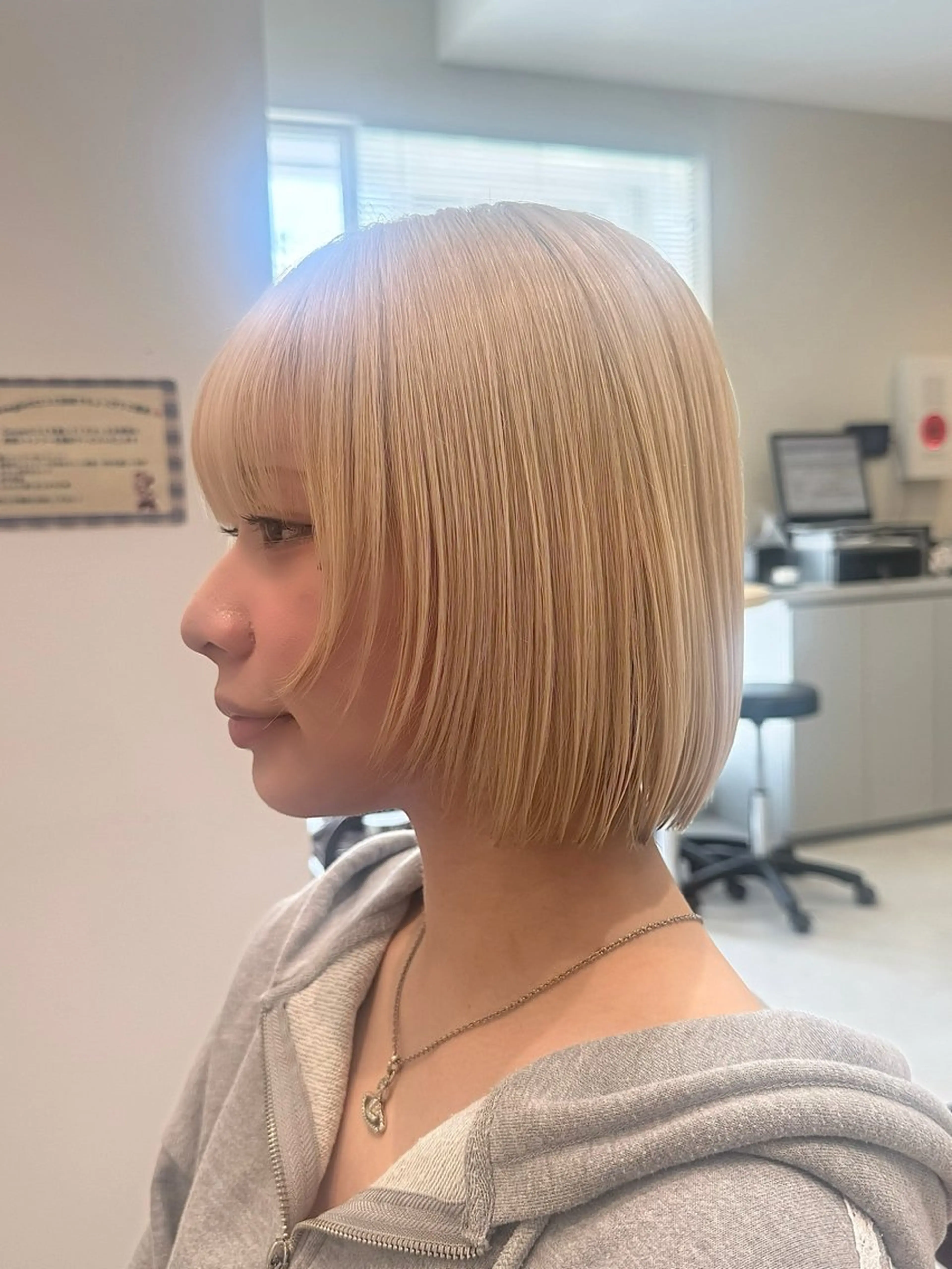 ショート ボブレイヤー ボブ レイヤーカット カット トリートメント BELLE by revo所属・𝘀𝗮𝗲 ⑅*/ 艶髪/ショートボブのヘアスタイル