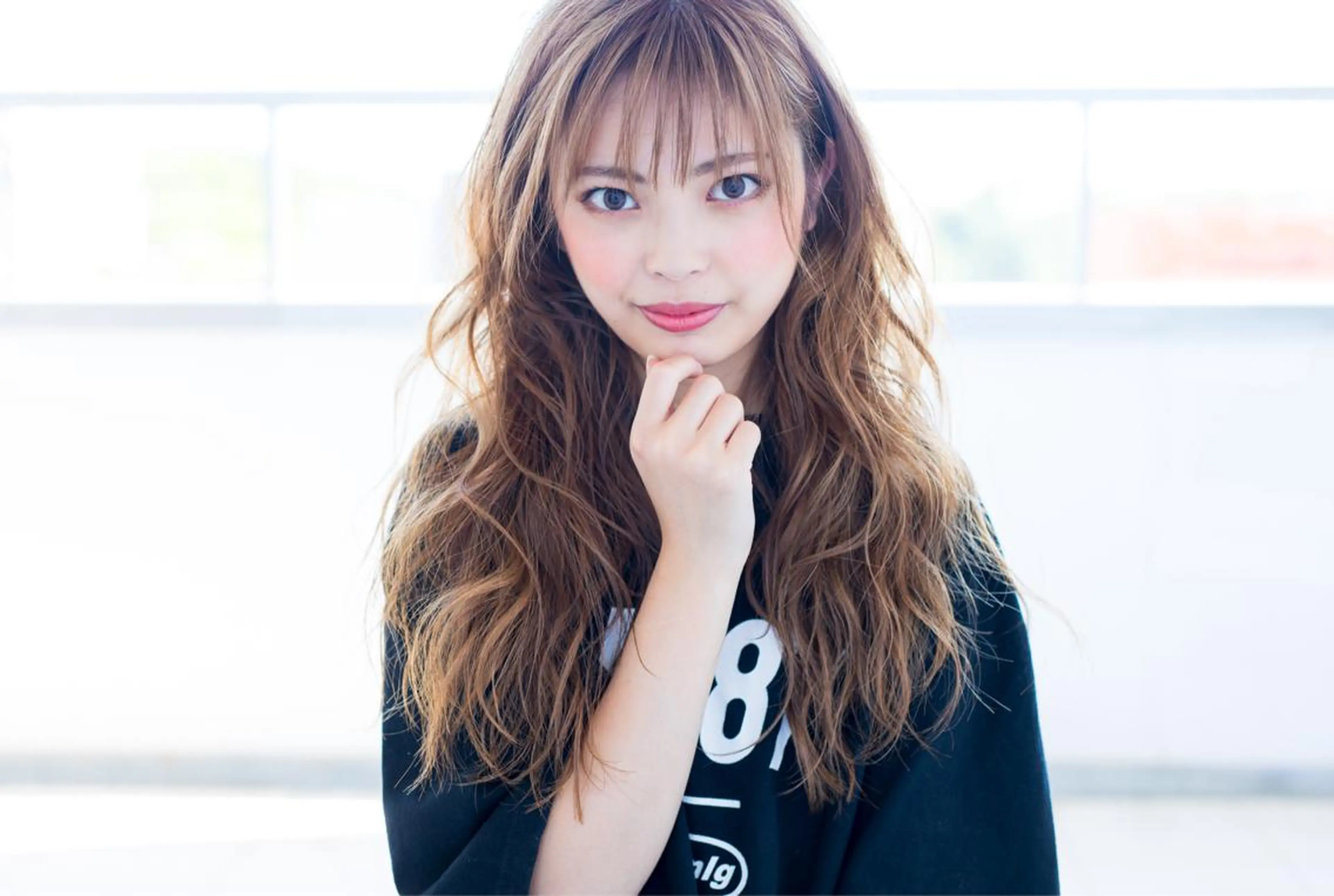 ロング カラー 小野 和摩のヘアスタイル