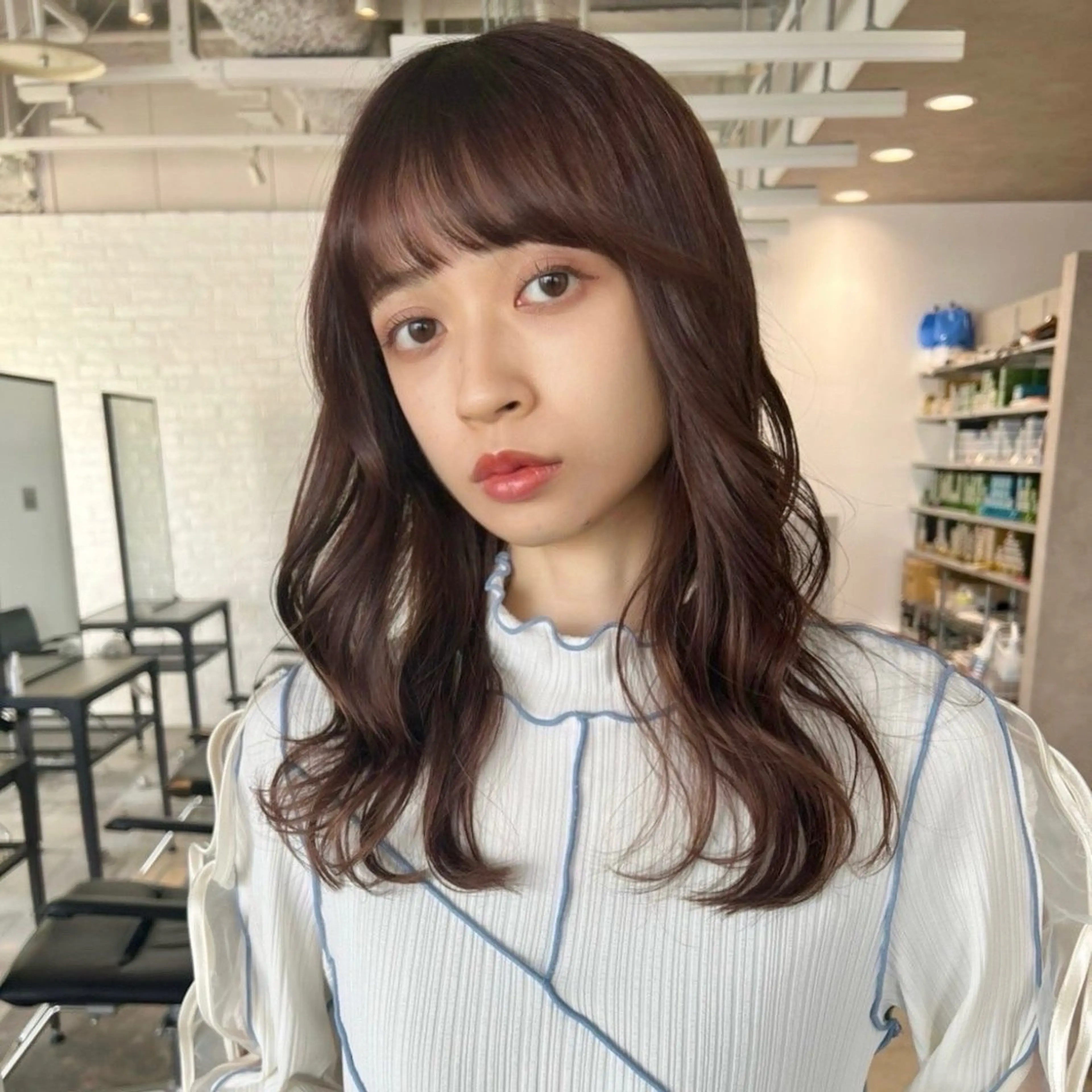 ロング カラー 透けるカラー 🫧‪かふうのヘアスタイル