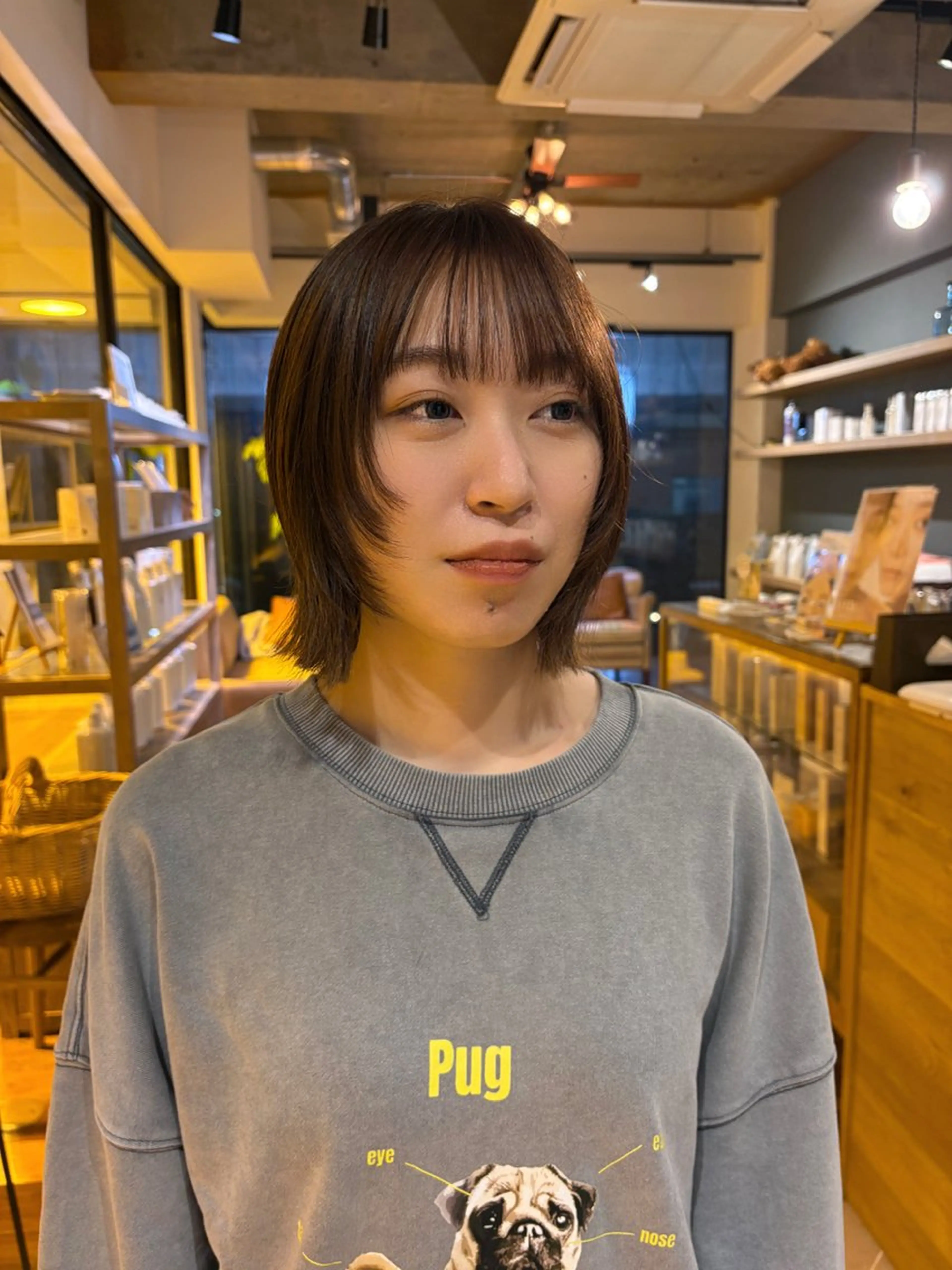 ショート ボブレイヤー ボブ レイヤーカット カット トリートメント SHICUNE /ミホのヘアスタイル