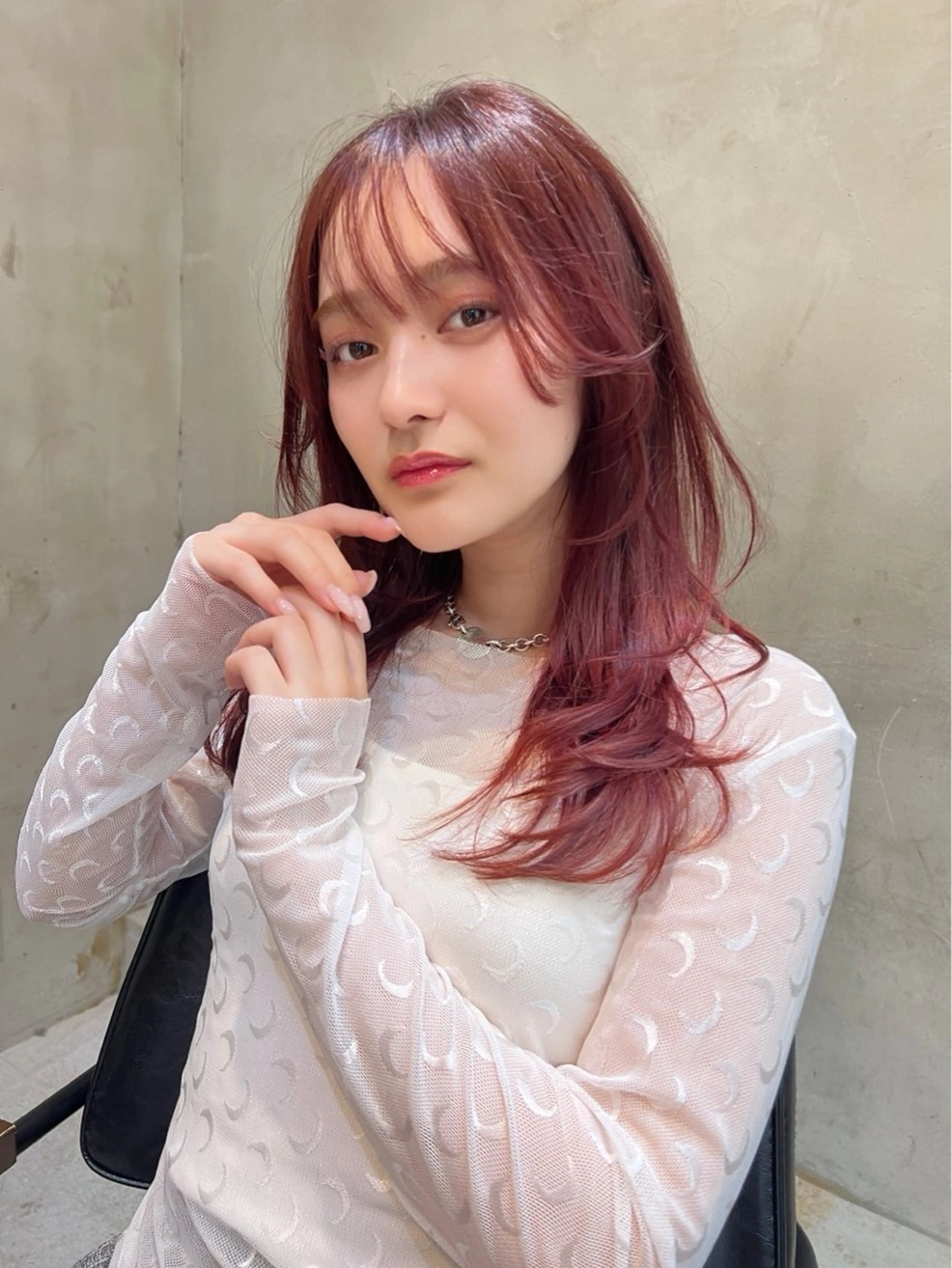 ロング カラー 艶髪／韓国ヘア🎀 Kanon︎︎⁺.のヘアスタイル