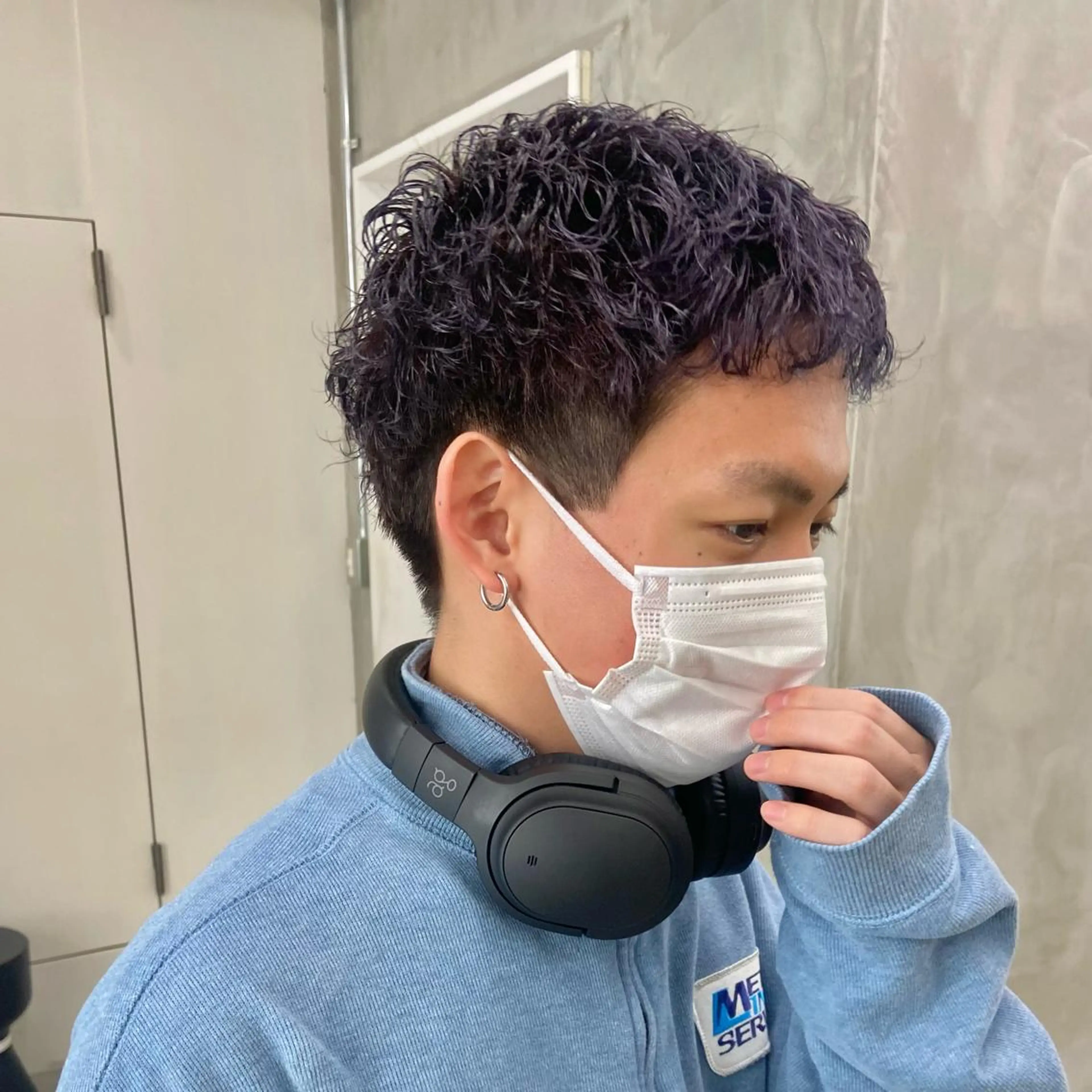 ショート パーマ メンズ 無料カットモデル募集 🌱ひょうがのヘアスタイル