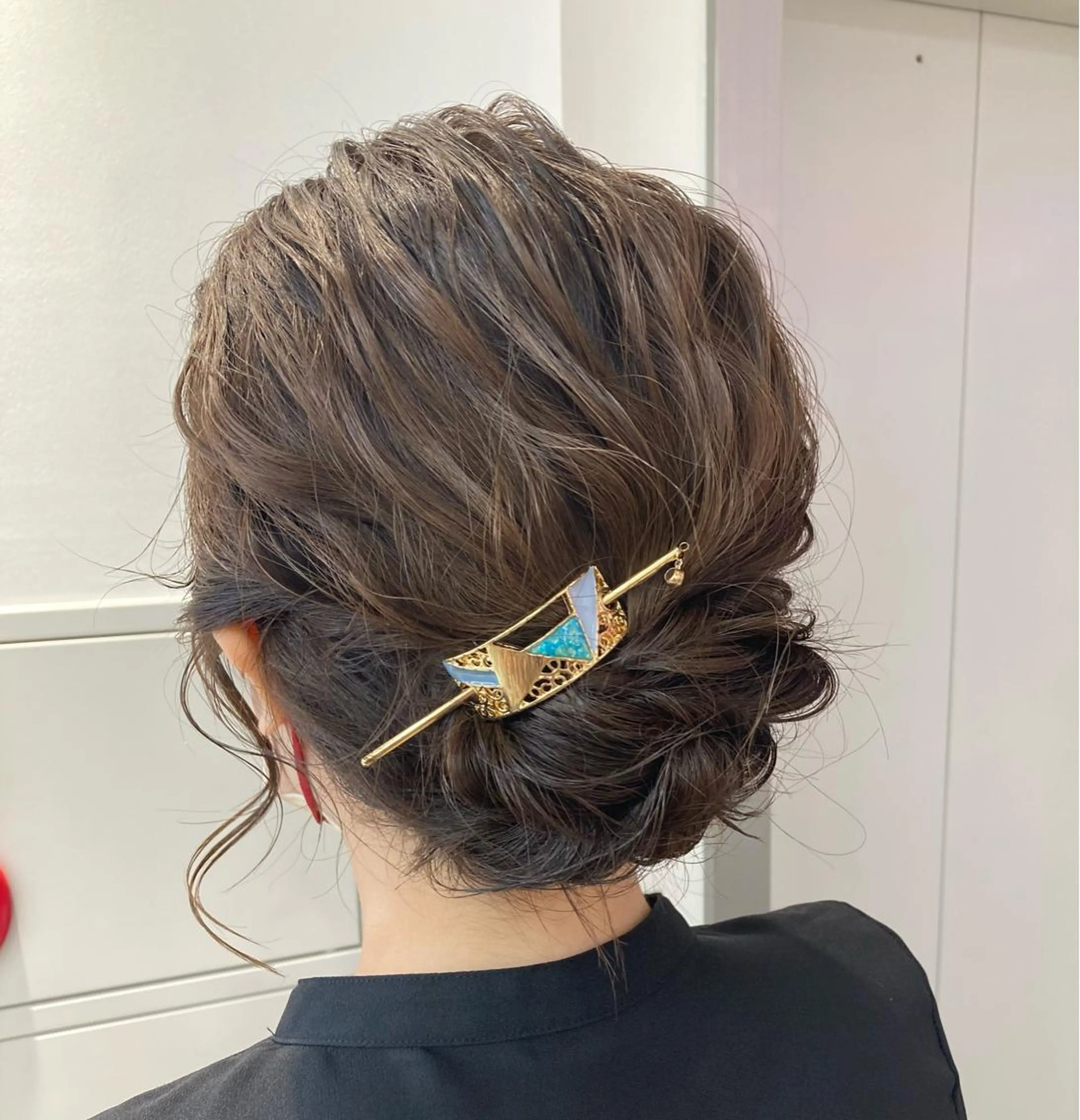 ミディアム ヘアセット MiRI💜地毛級 エクステ✖似合わせ技のヘアスタイル