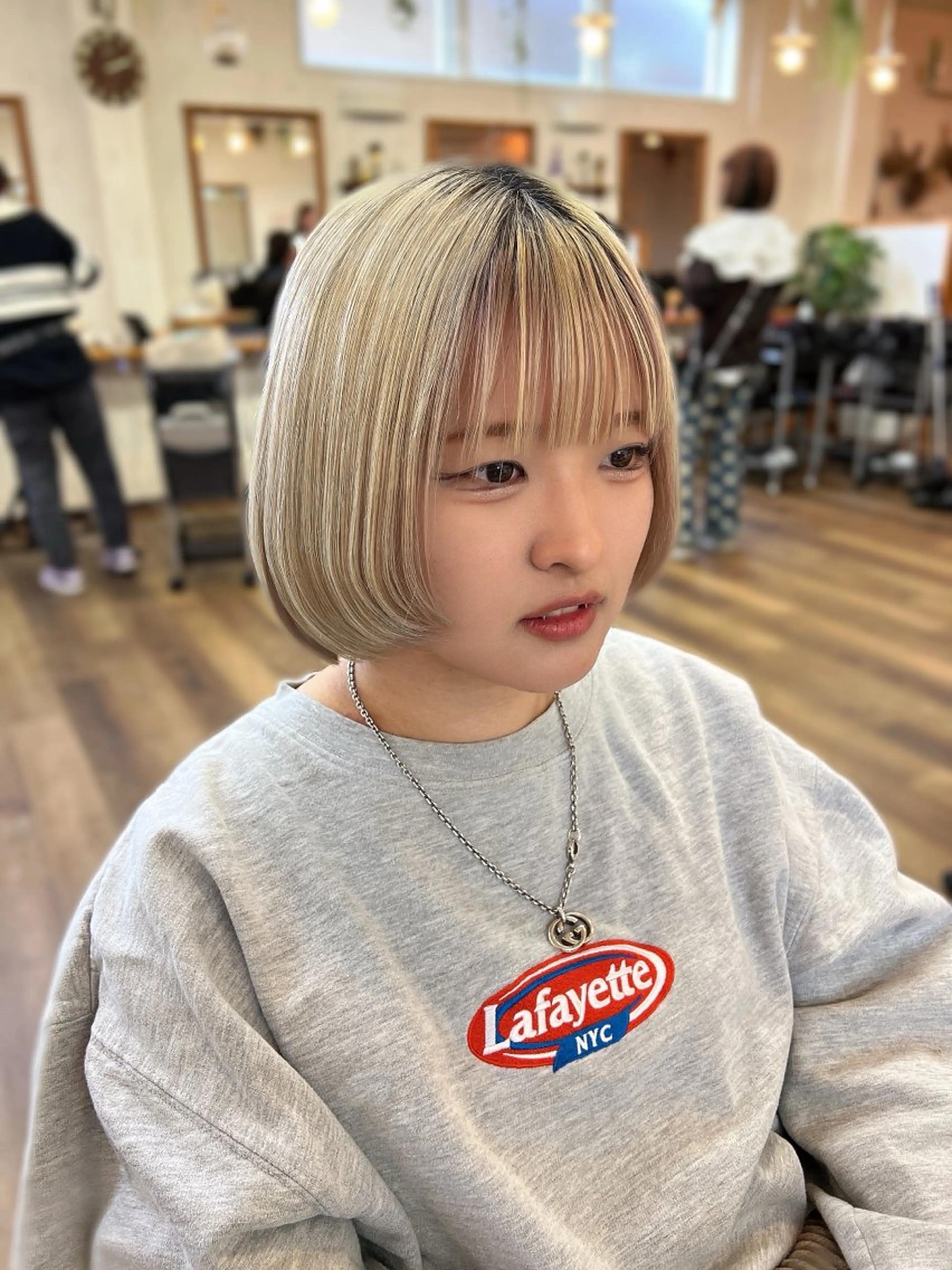 ショート ボブレイヤー ボブ レイヤーカット カット 艶カラー💎/カット モデル募集中/ほのかのヘアスタイル