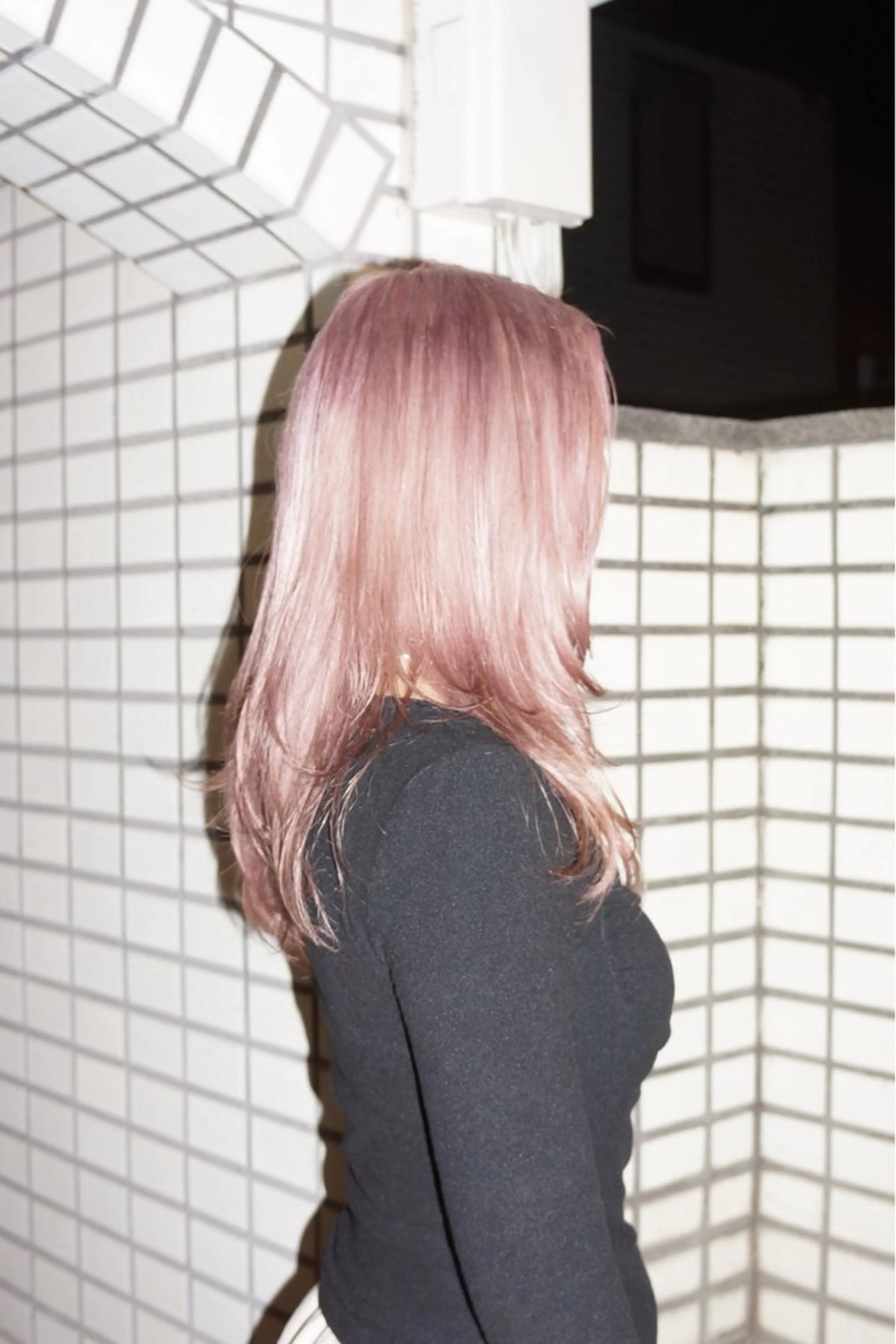 セミロング ヘアカラー 愛心manami HOPEのヘアスタイル