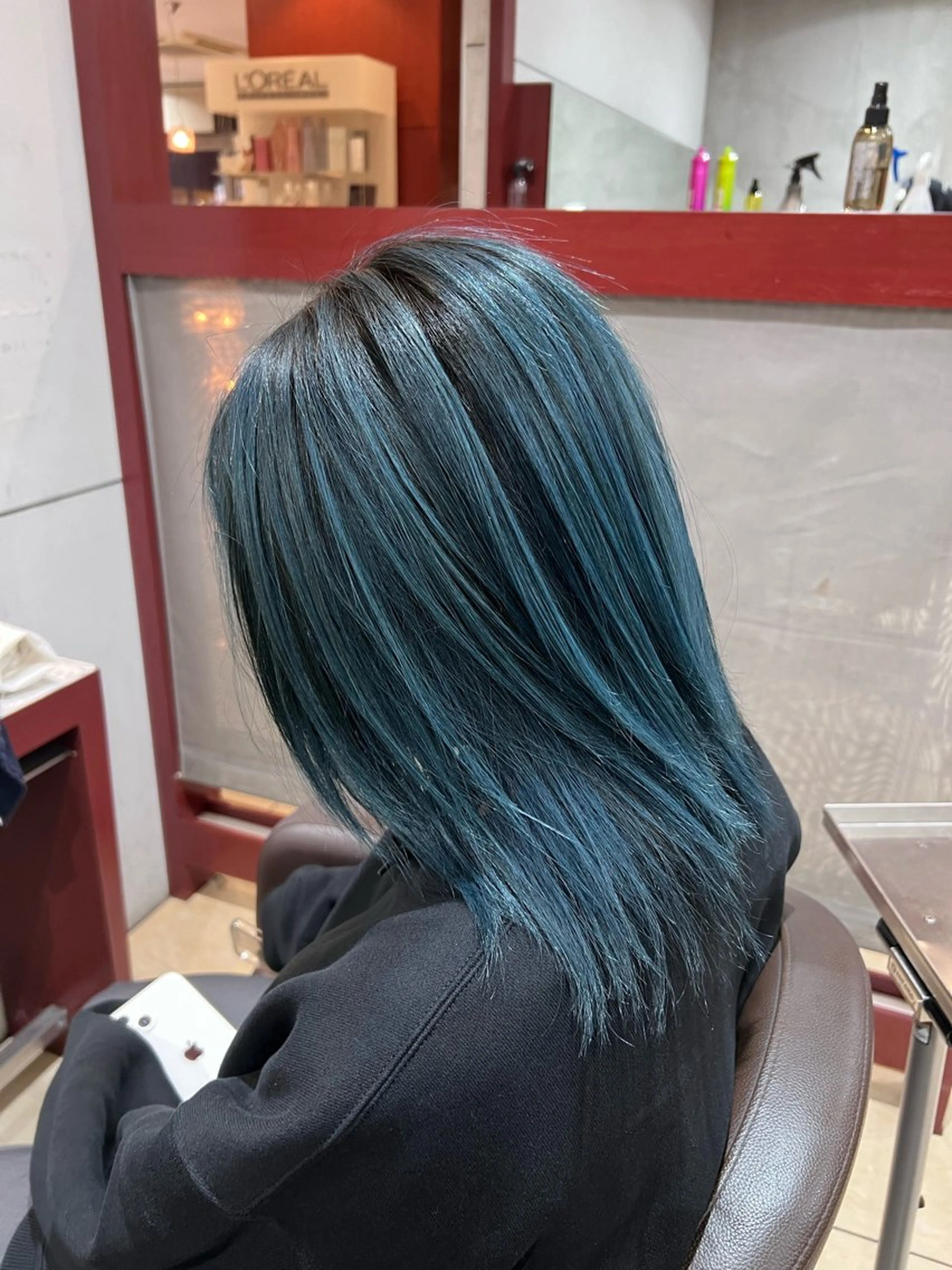 ミディアム 坂本 優輝のヘアスタイル