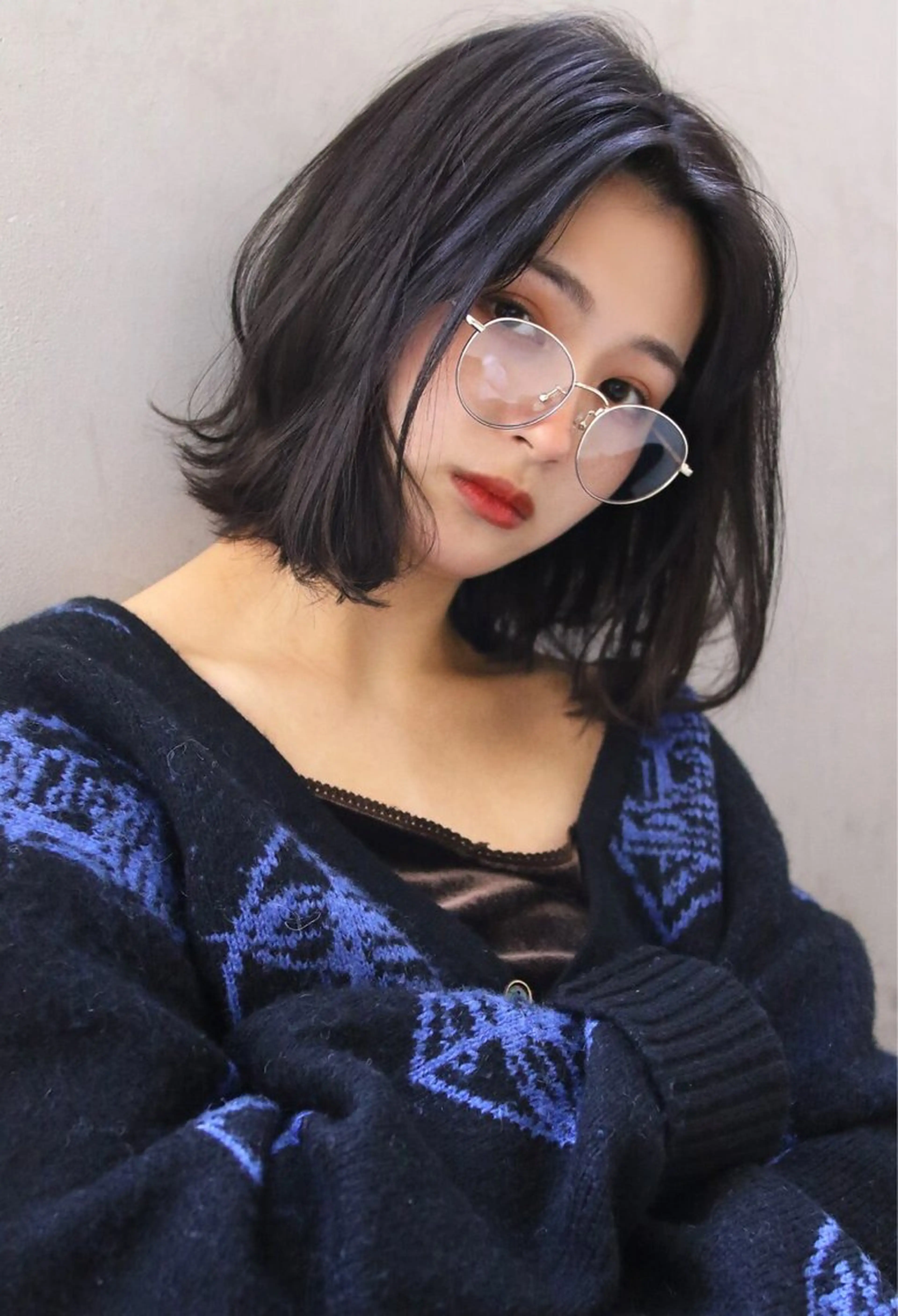 ミディアム カラー marfe天王寺 髪質改善/メンズのヘアスタイル