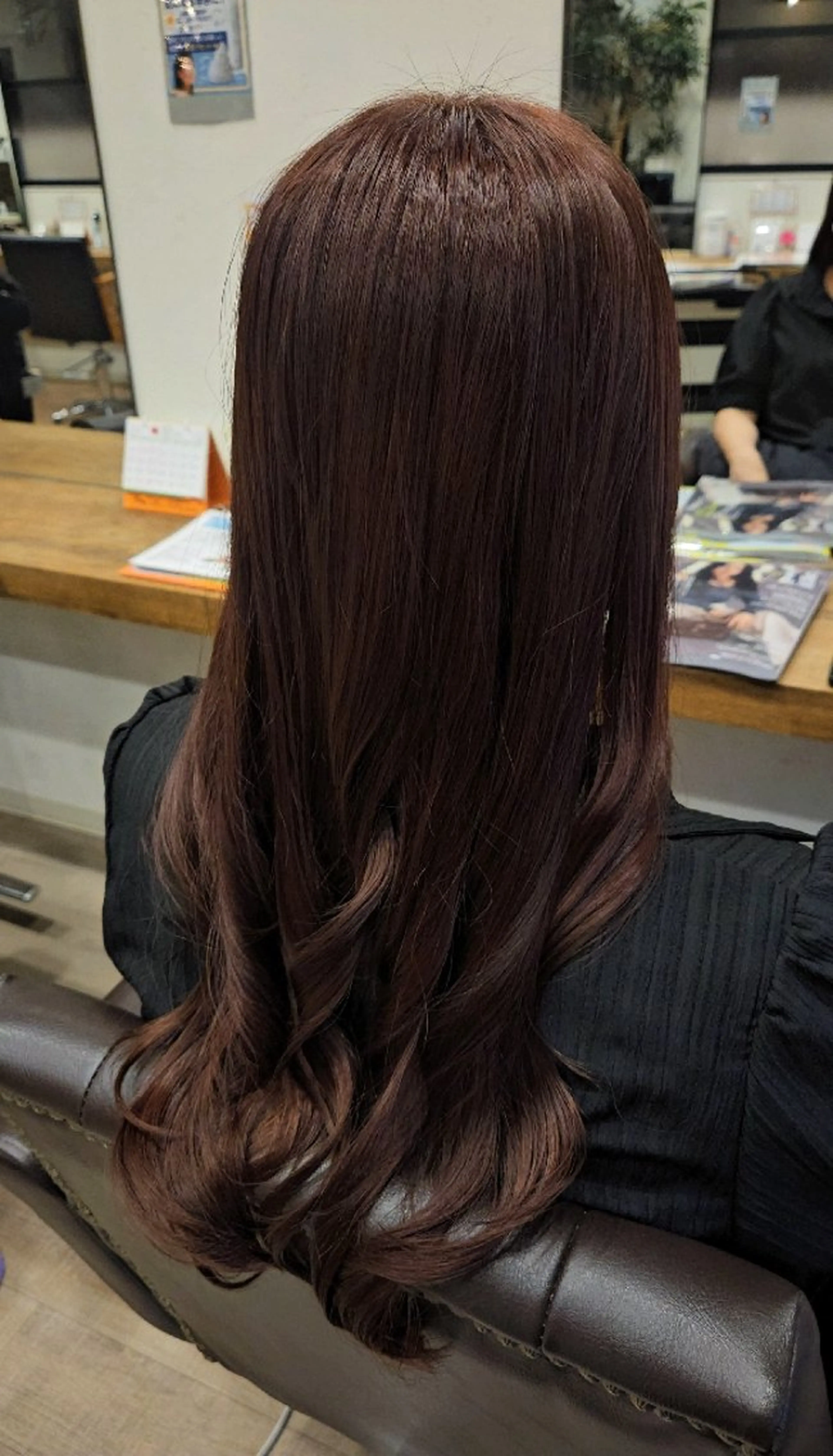 ロング カラー カット ヘアカラー トリートメント 関口 友菜のヘアスタイル