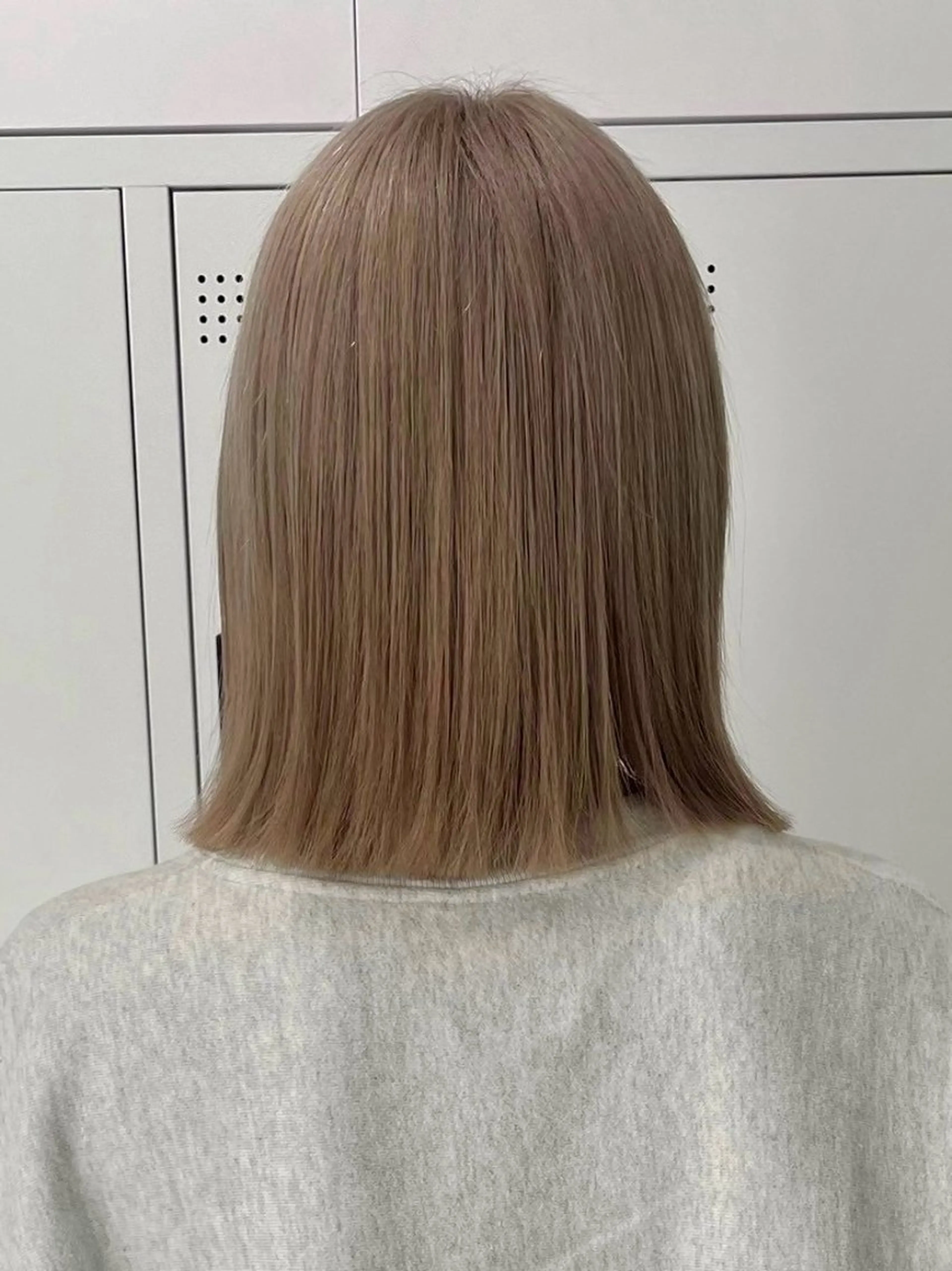 ミディアム カラー グレージュ/ベージュ /経堂/sana🌱のヘアスタイル