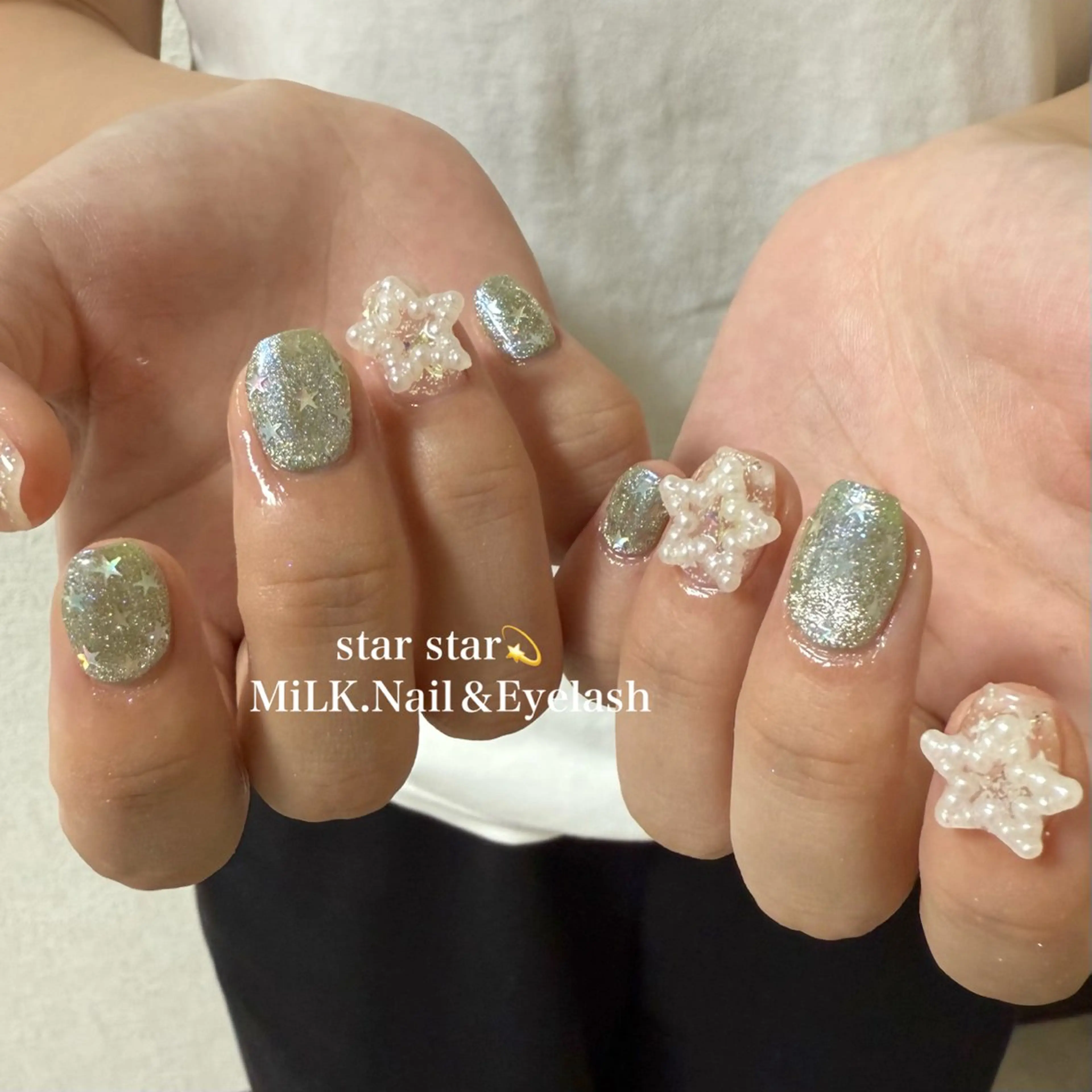 ネイル ハンドネイル MiLK. wakaのマツエク・マツパデザイン