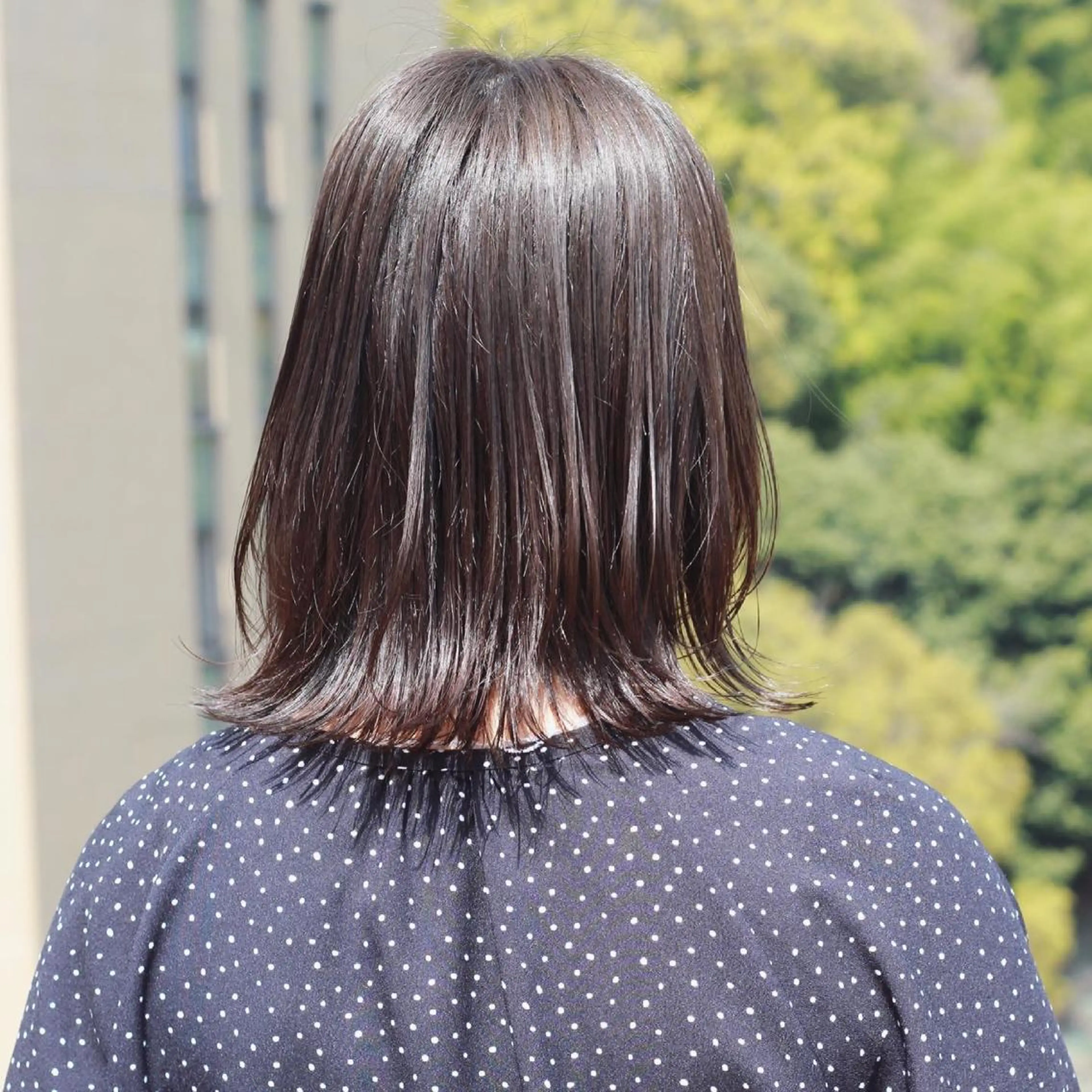 ミディアム カラー グレージュ カーキグレージュ ヘアカラー Viage （ビアージュ）のヘアスタイル