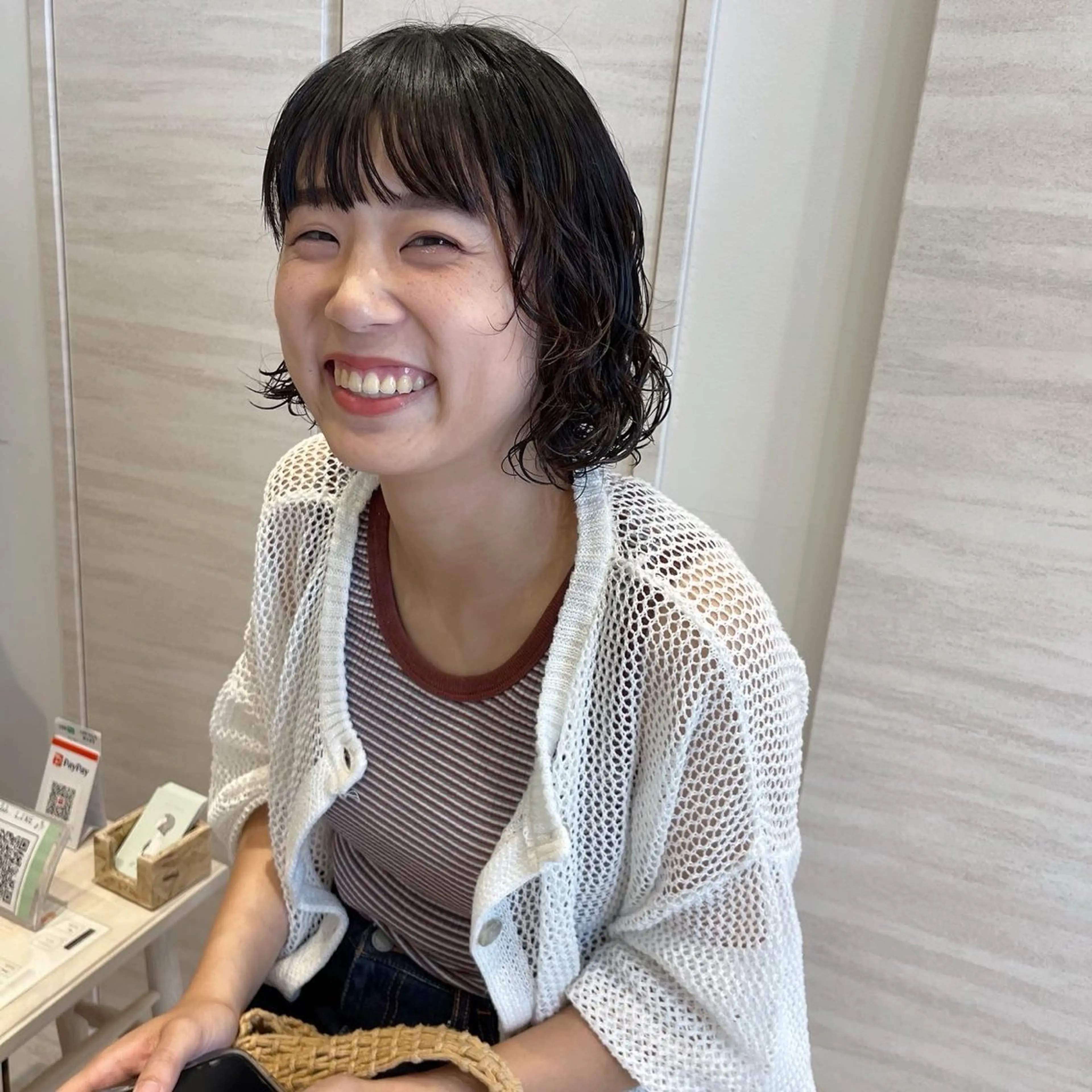 ショート パーマ ボブ Chiho / 梅田 / ボブ/ パーマのヘアスタイル